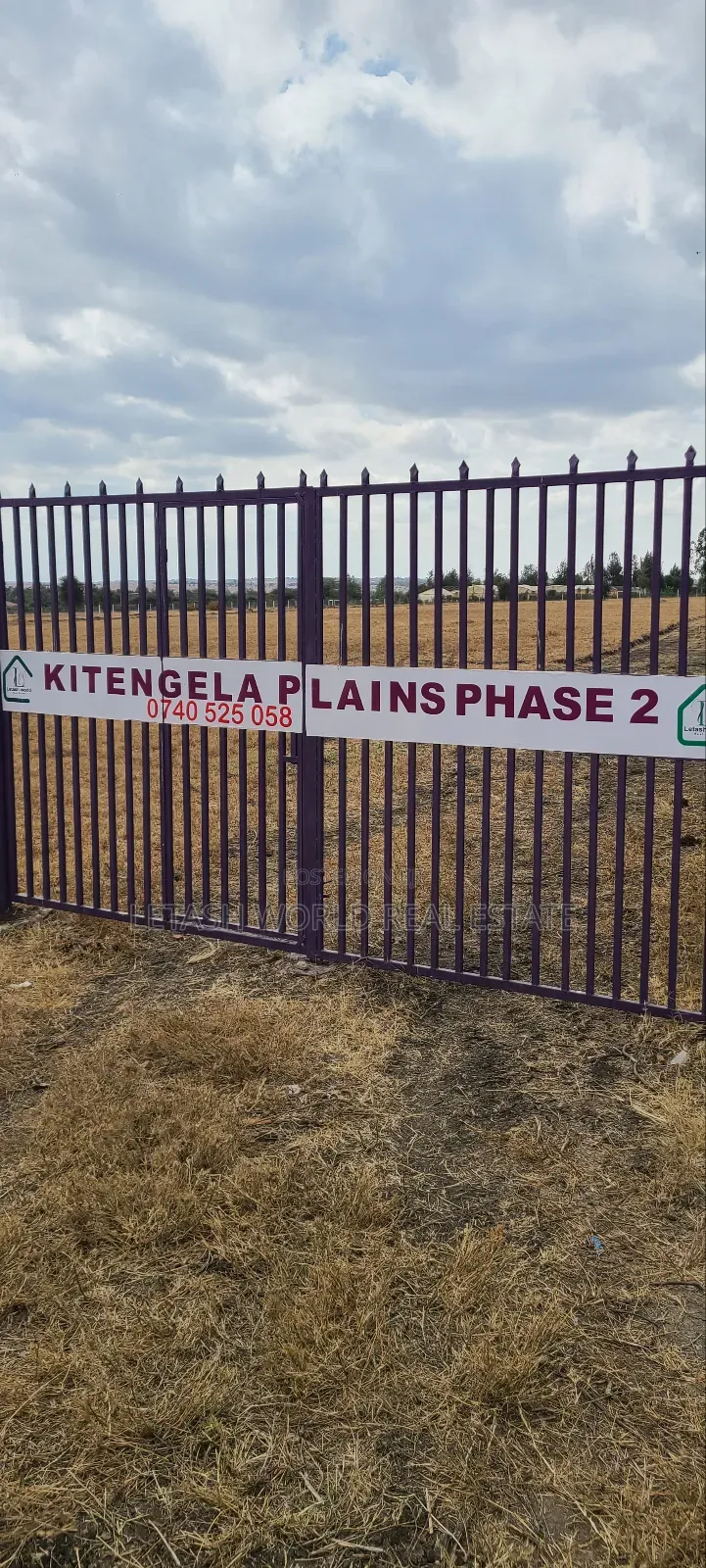 For 1.35 Get Kitengela Plains 2, 500 MTRS From Tarmac in Kitengela