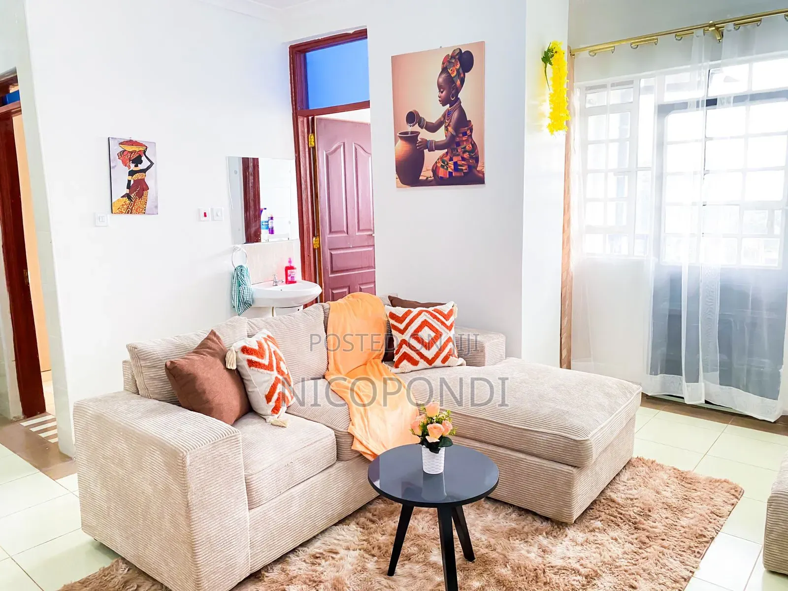 Furnished 1bdrm Apartment in Garden City, Thome for rent in Thome