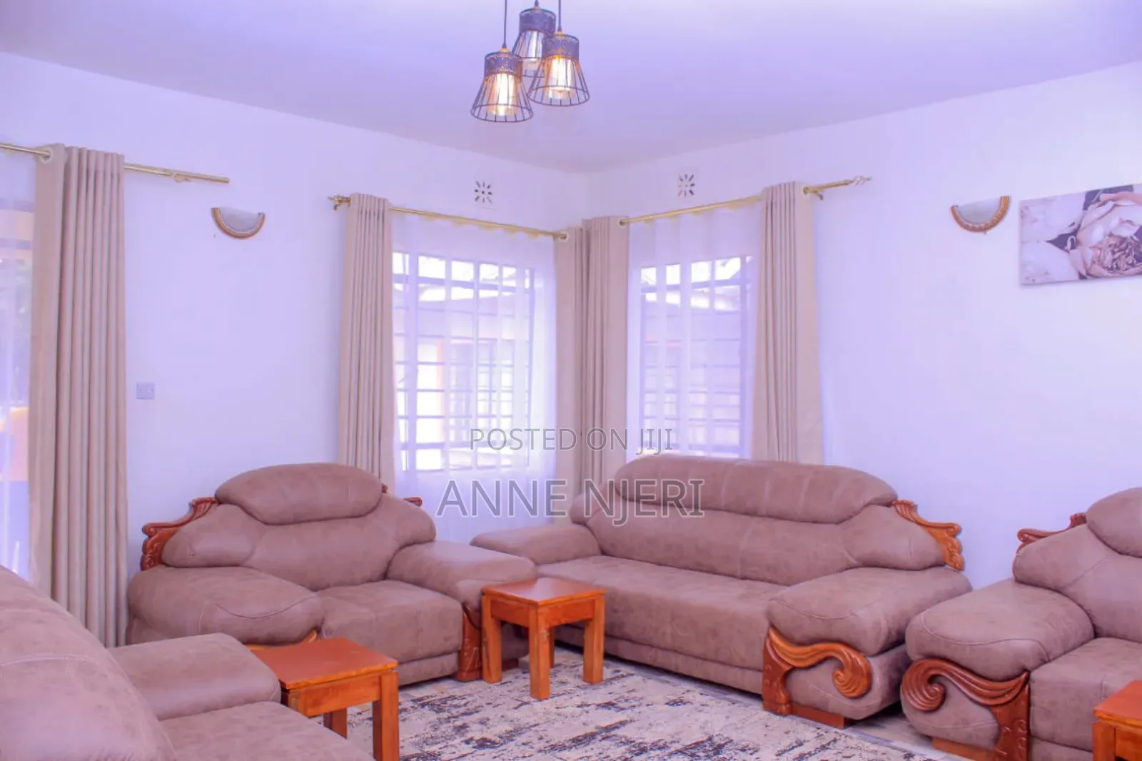 3bdrm Available in Meru at Per Day in Abogeta East