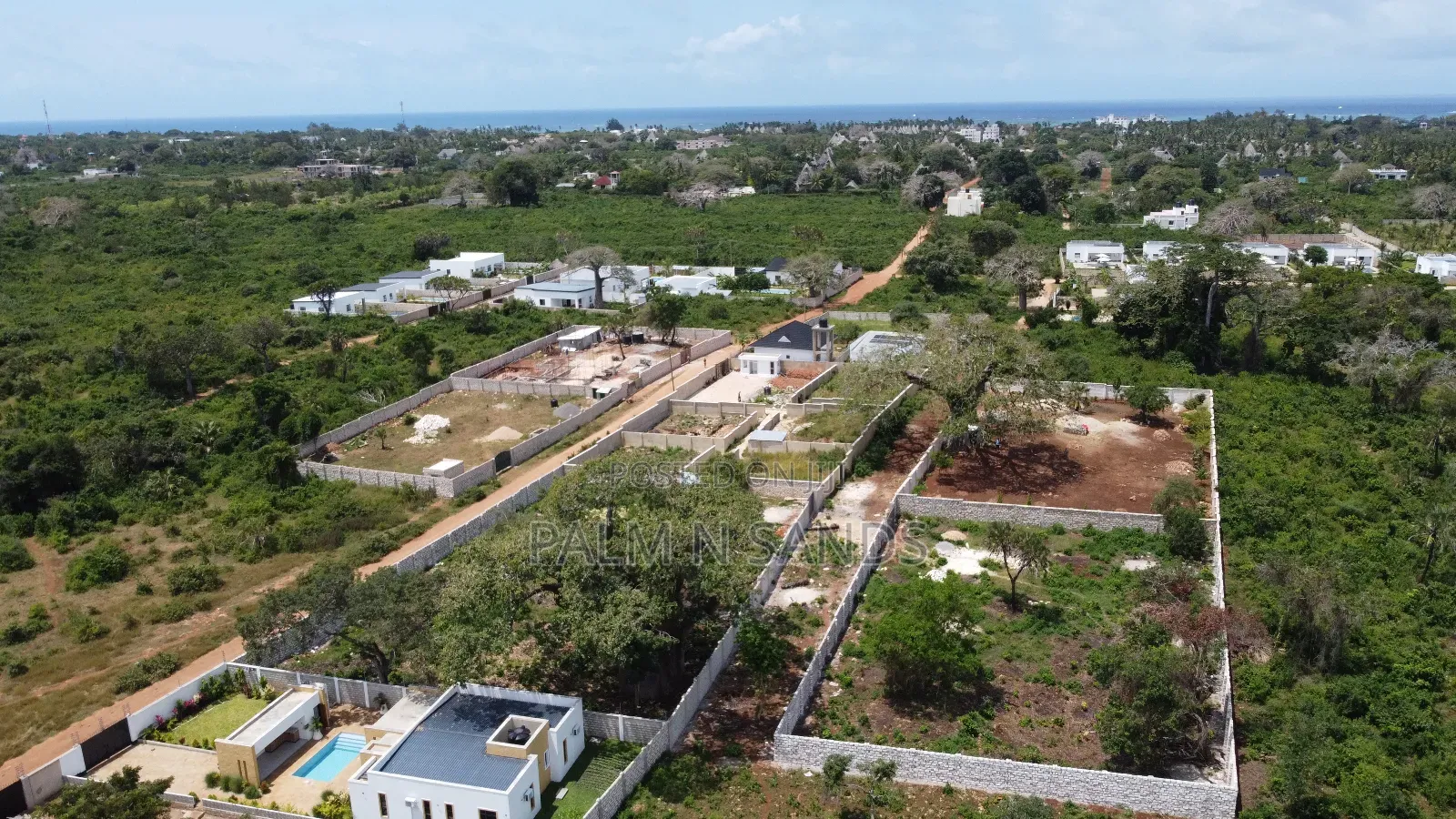 Two Prime Quarter Acre Plots Available in Galu! in Diani