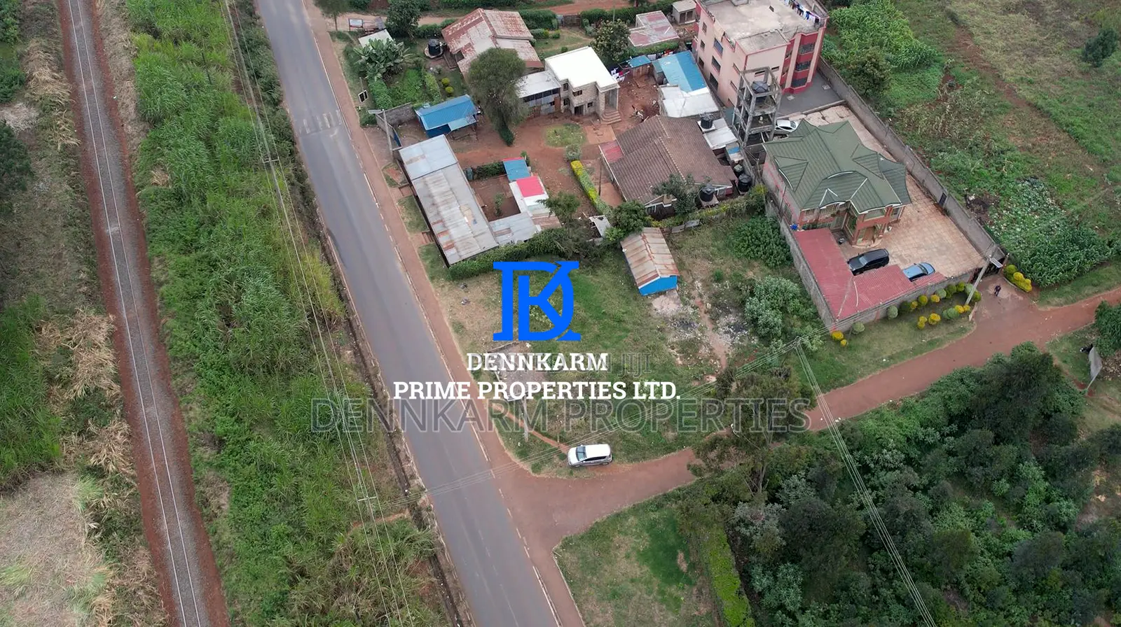 Commercial Plot On Tarmac For Sale – Kikuyu, Texas Area in Karai