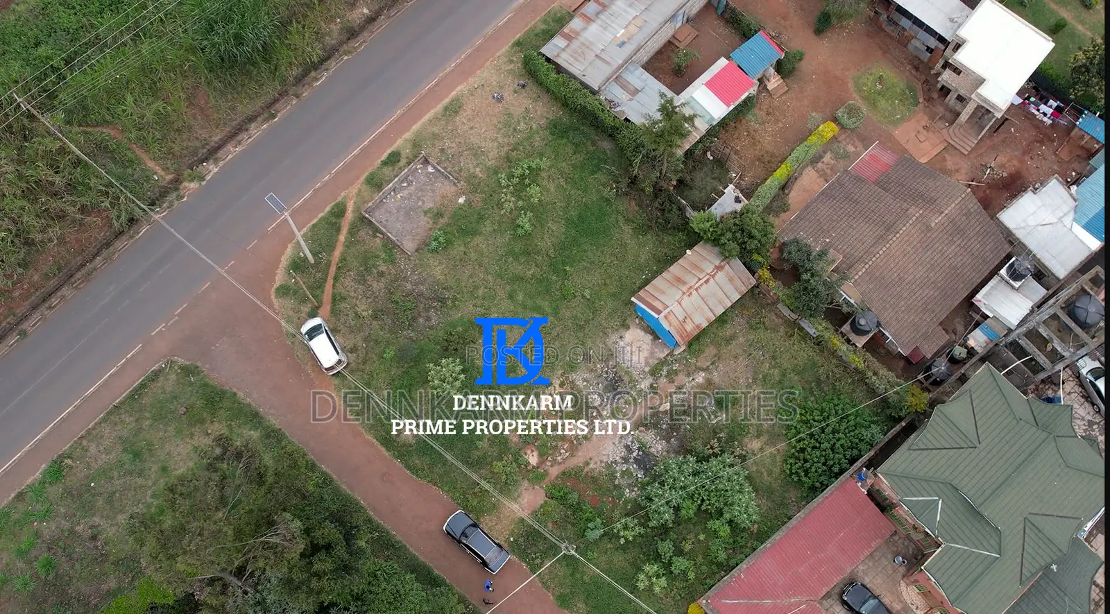 Commercial Plot On Tarmac For Sale – Kikuyu, Texas Area in Karai