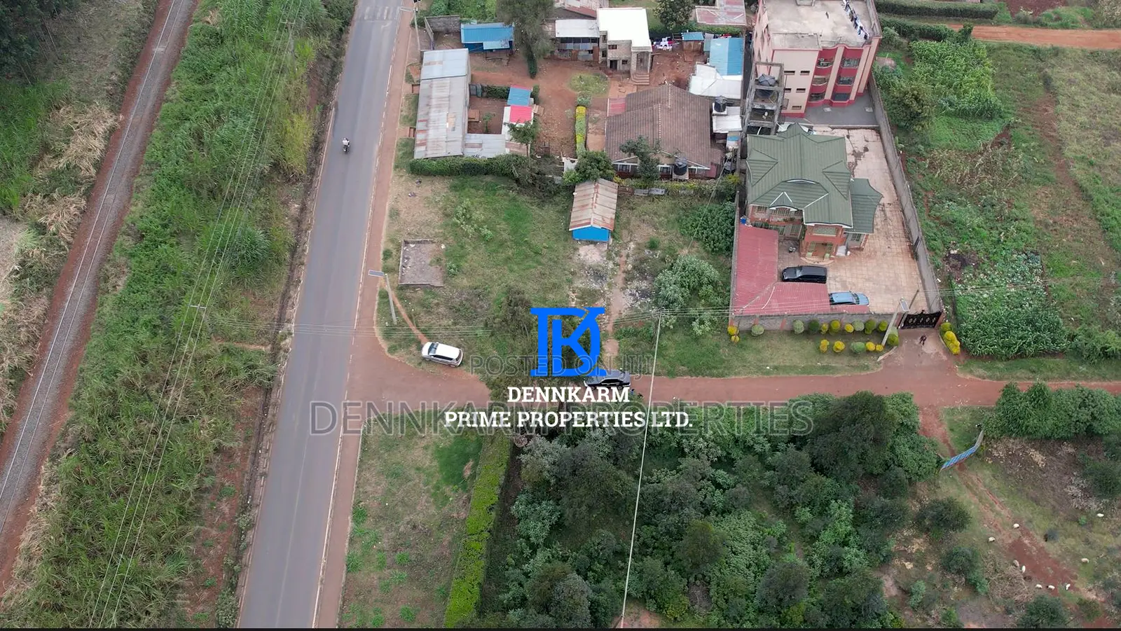 Commercial Plot On Tarmac For Sale – Kikuyu, Texas Area in Karai