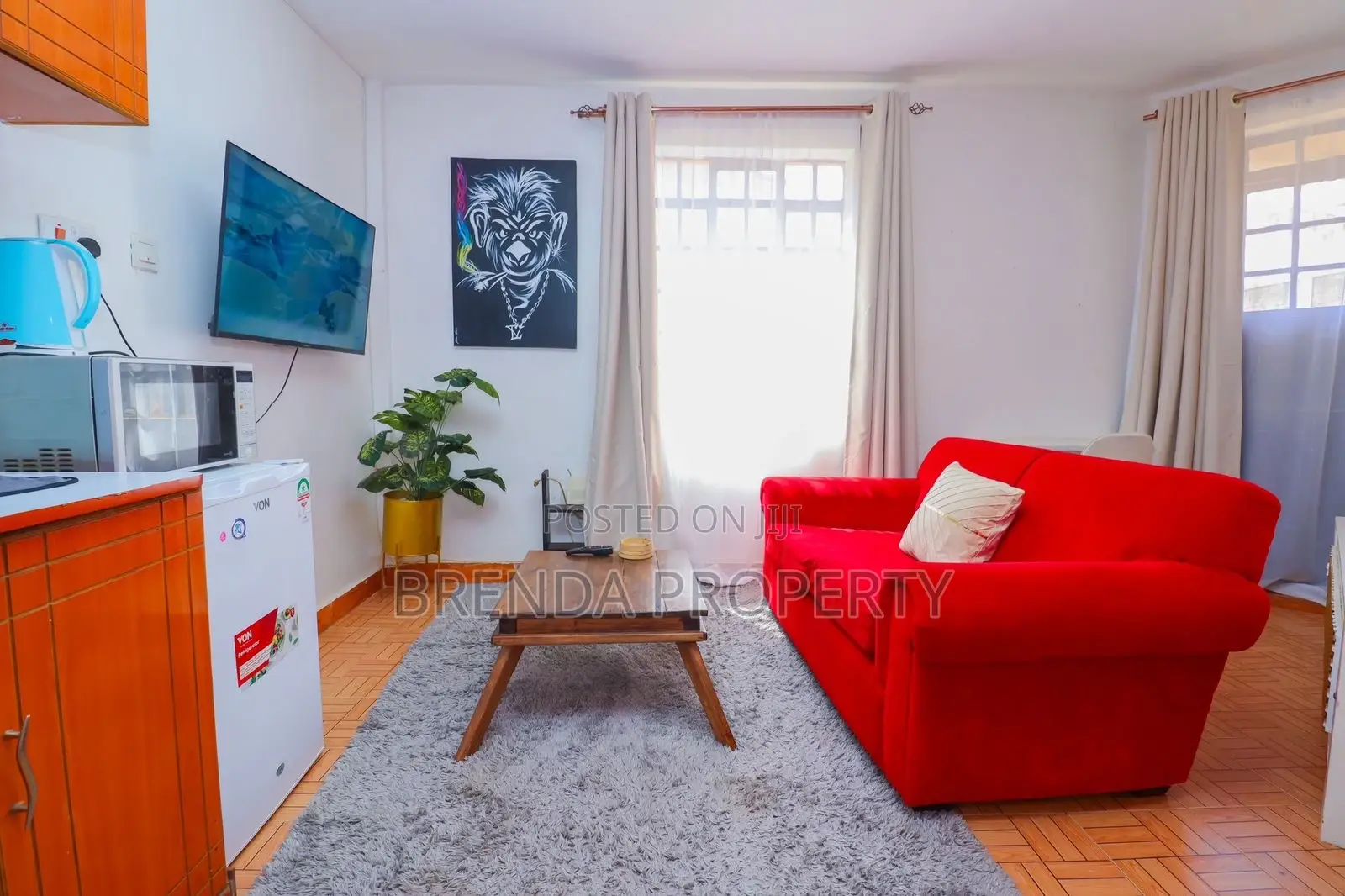 A Clean, Cozy Studio Airbnb Along TRM Drive, Roysambu in Roysambu