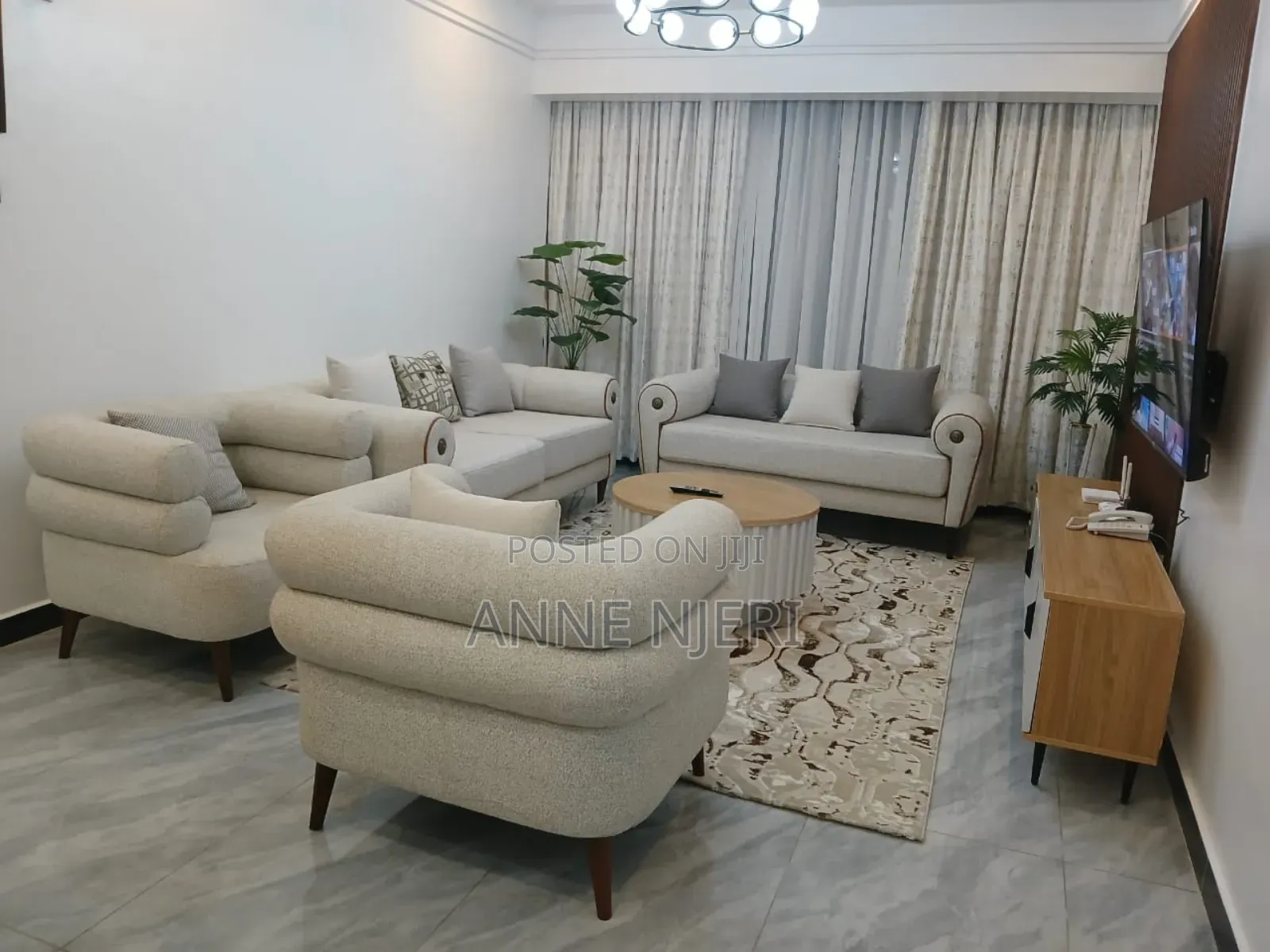 Spacious 3brm in Kilimani at Per Day in Kilimani