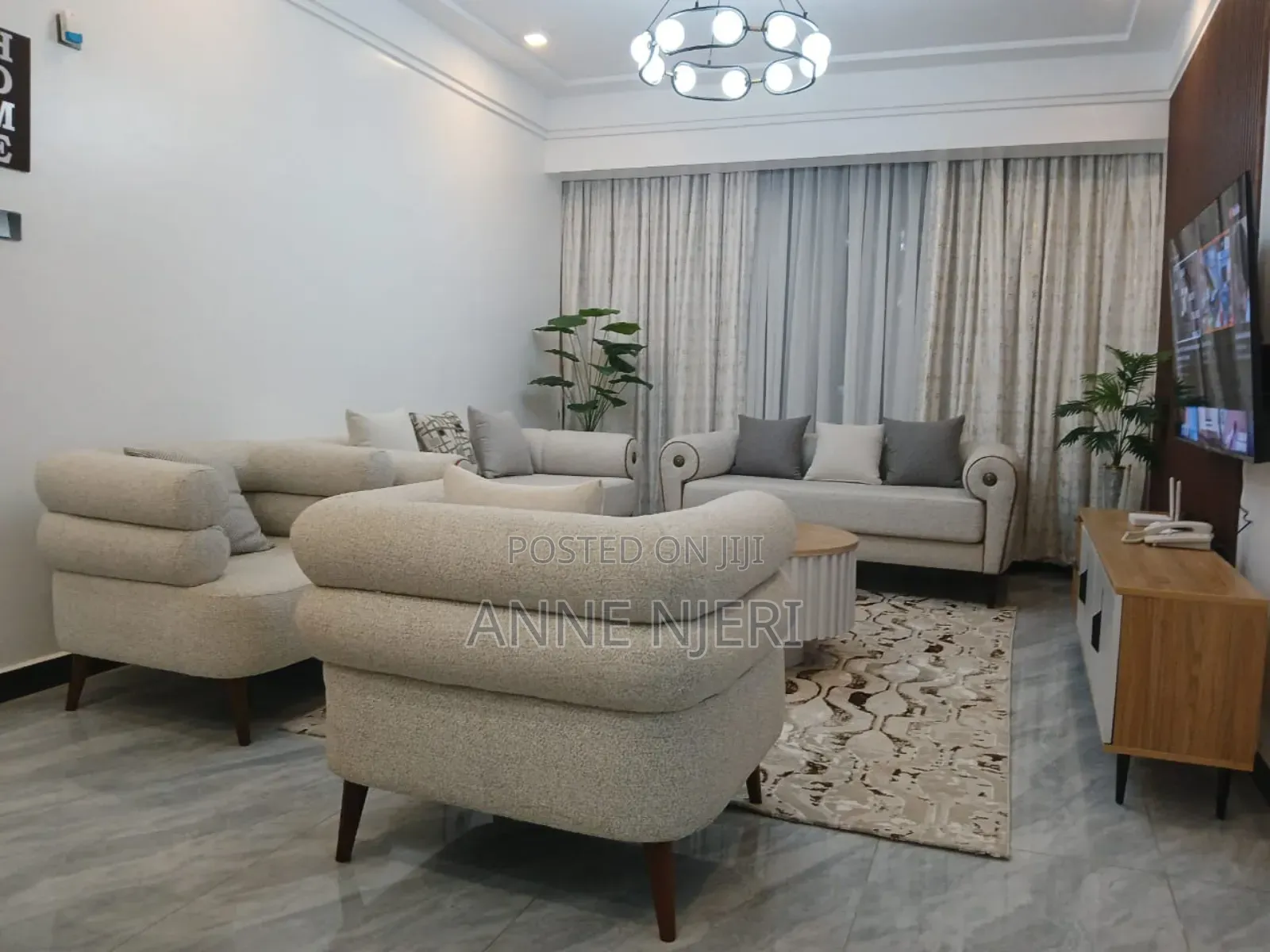 Spacious 3brm in Kilimani at Per Day in Kilimani