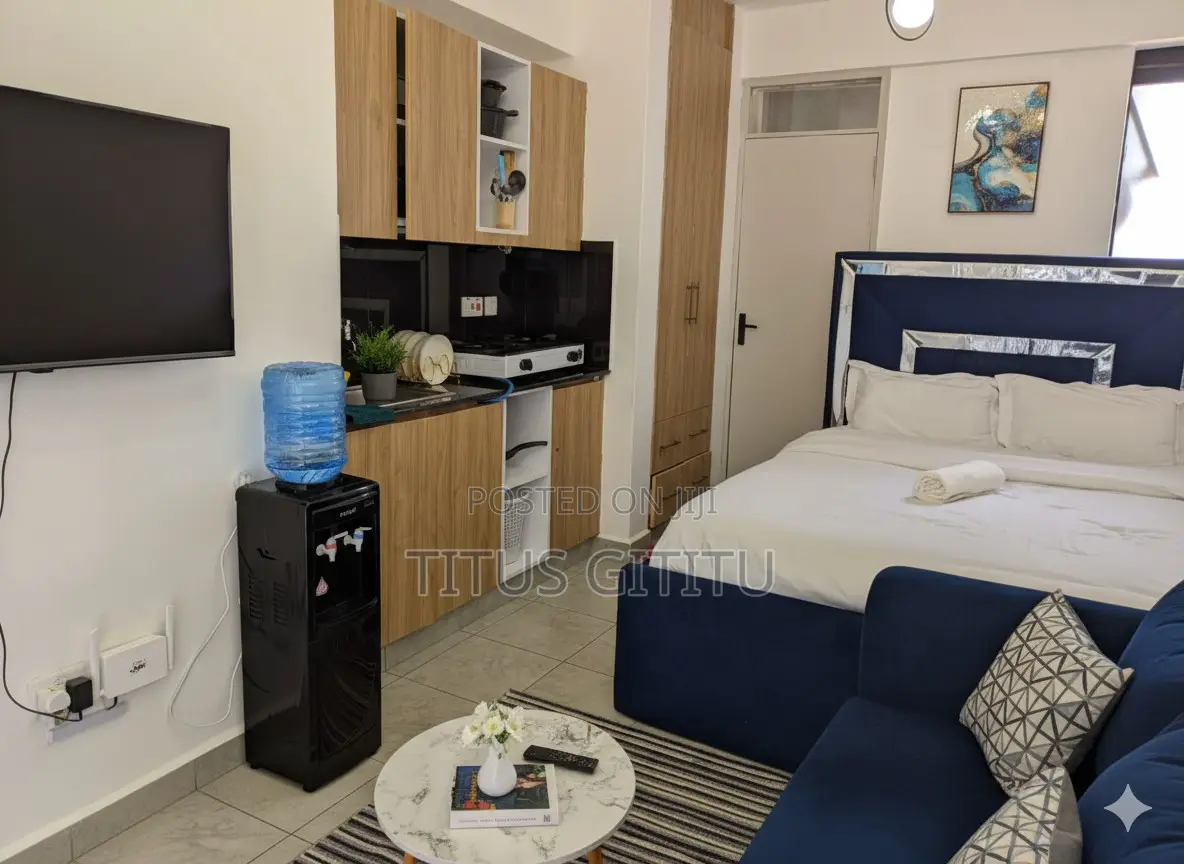 Cozy Studio Airbnb in Roysambu | Furnished | Free Parking Wifi in Roysambu