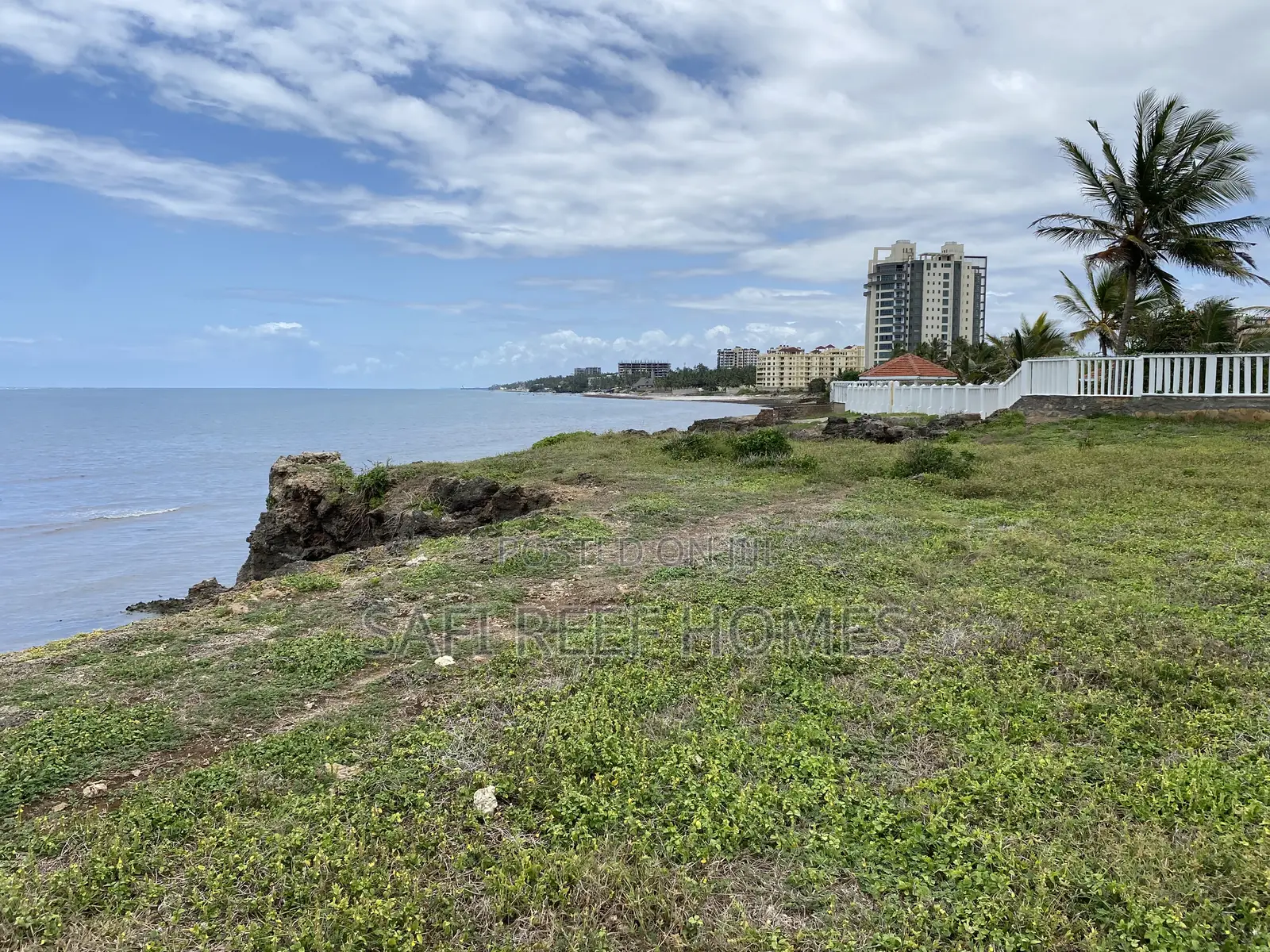 1 Acre Rectangle Seafront Property for Sale in Nyali in Nyali