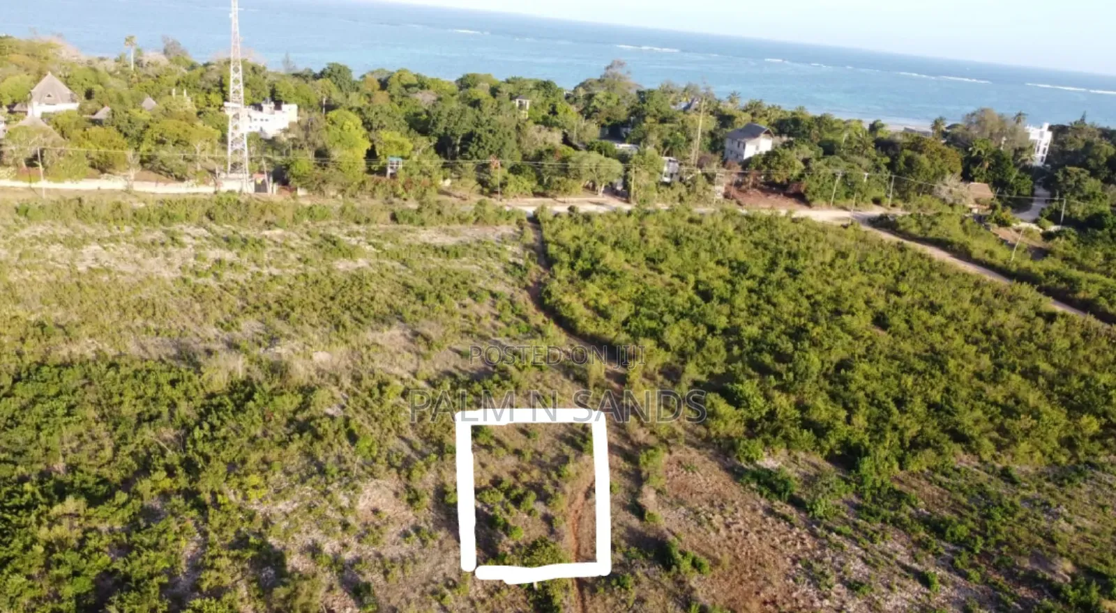 One Acre Second Row Land in Galu Diani on Sale!! in Diani