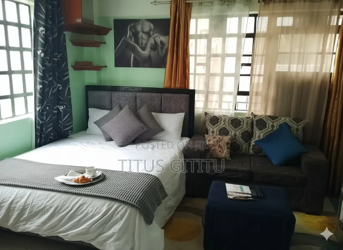 Studio Airbnb in Kasarani | Furnished | Free Parking Wifi in Roysambu