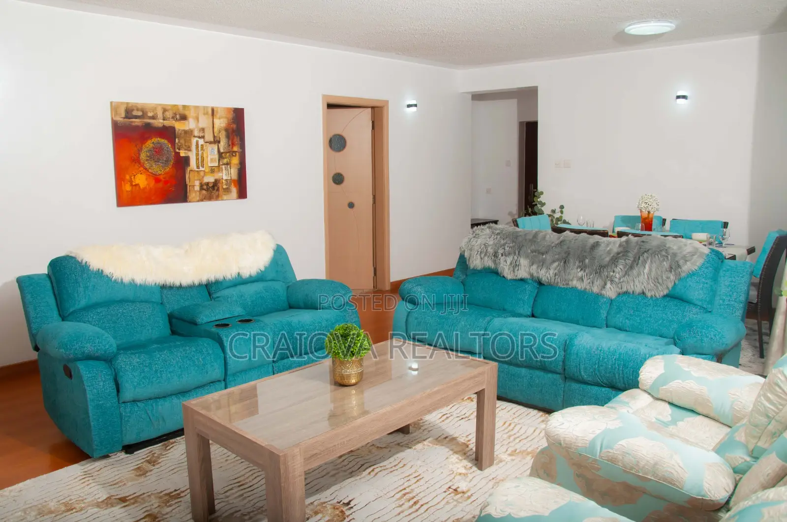 Furnished 3bdrm Apartment in Kilimani for rent in Kilimani