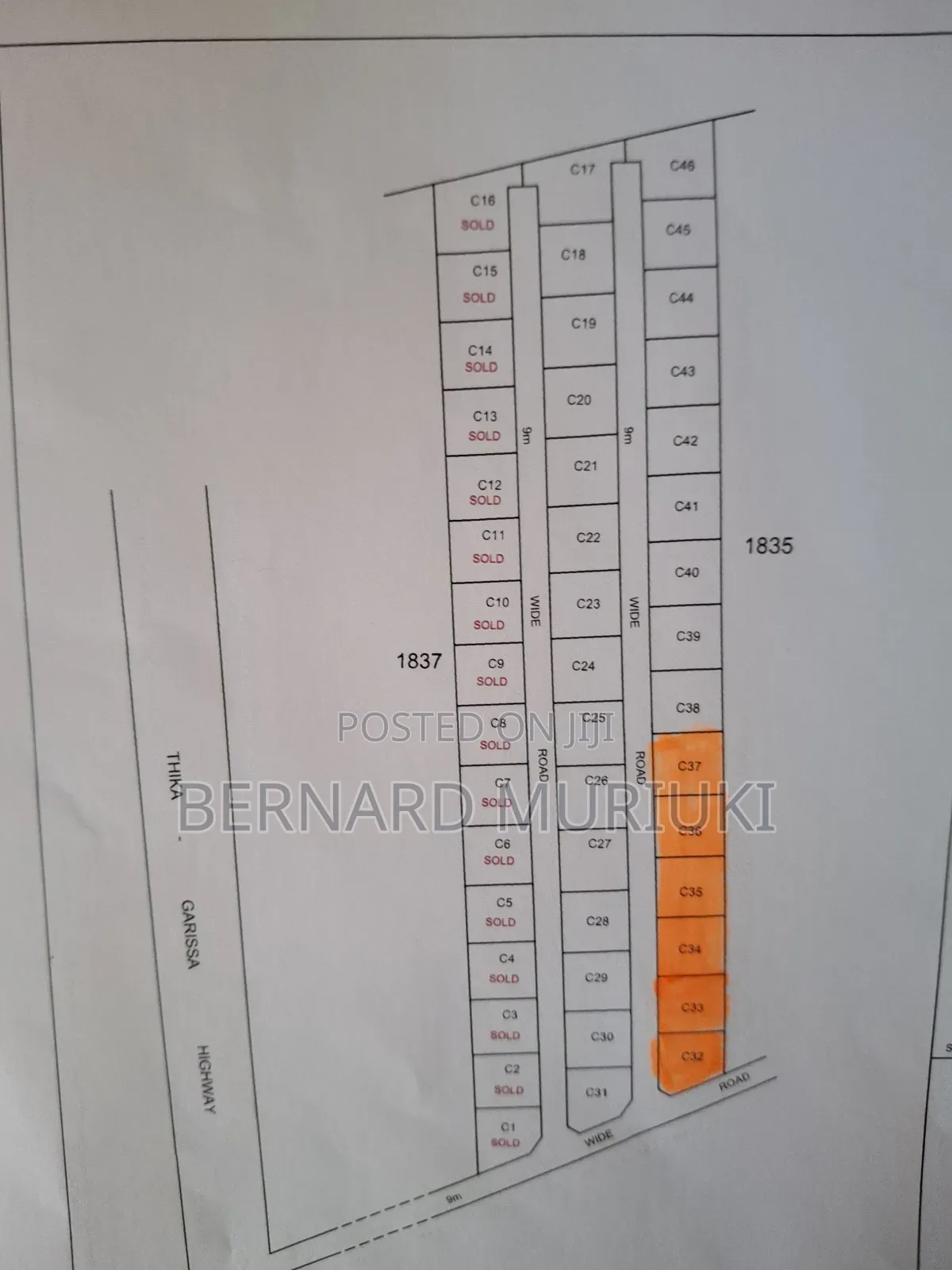 40no 50x100 Plots at Matuu, Kangonde in Matuu