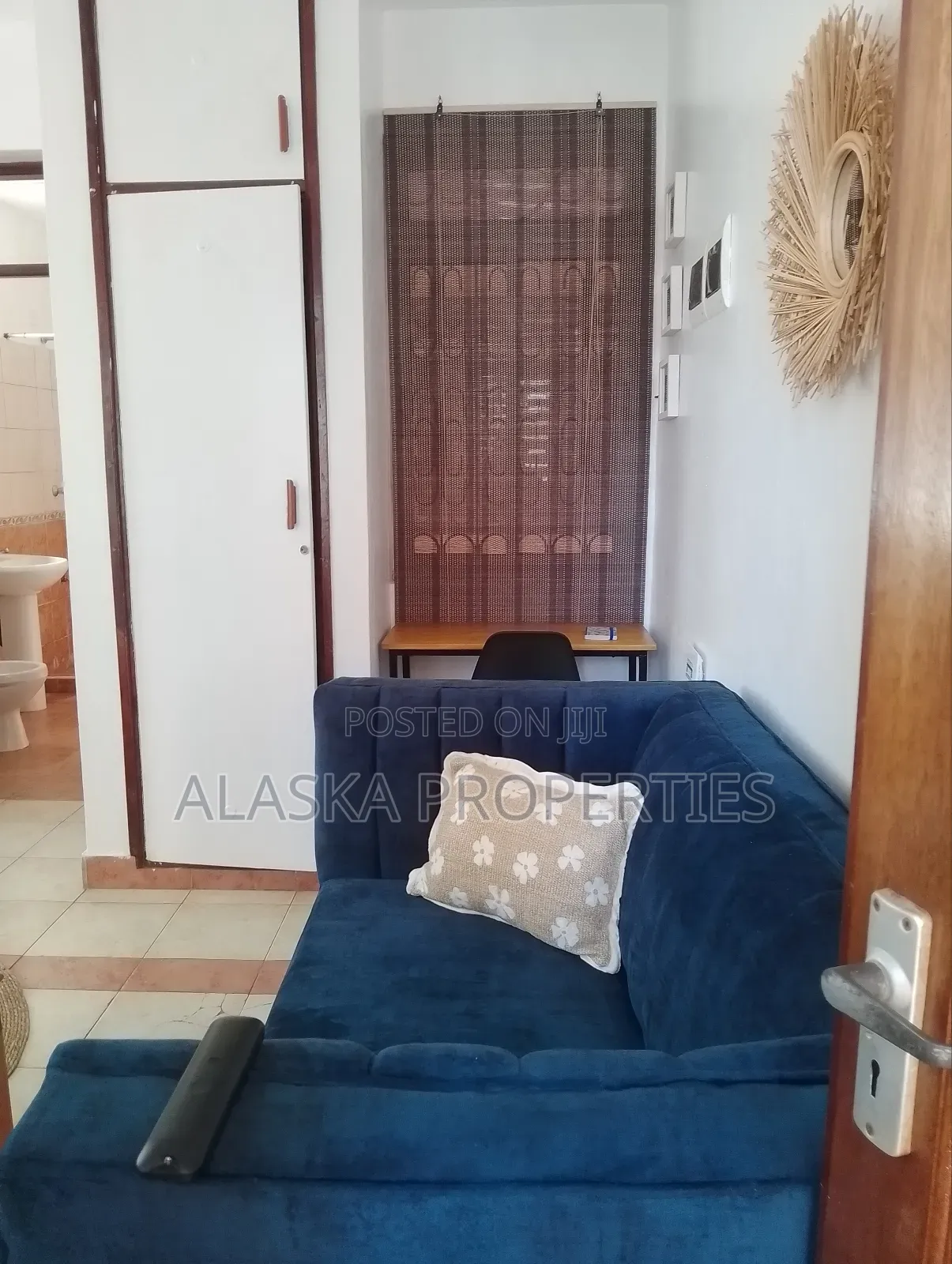 Furnished Studio Apartment to Let in Nyali Beach Road Estate in Nyali
