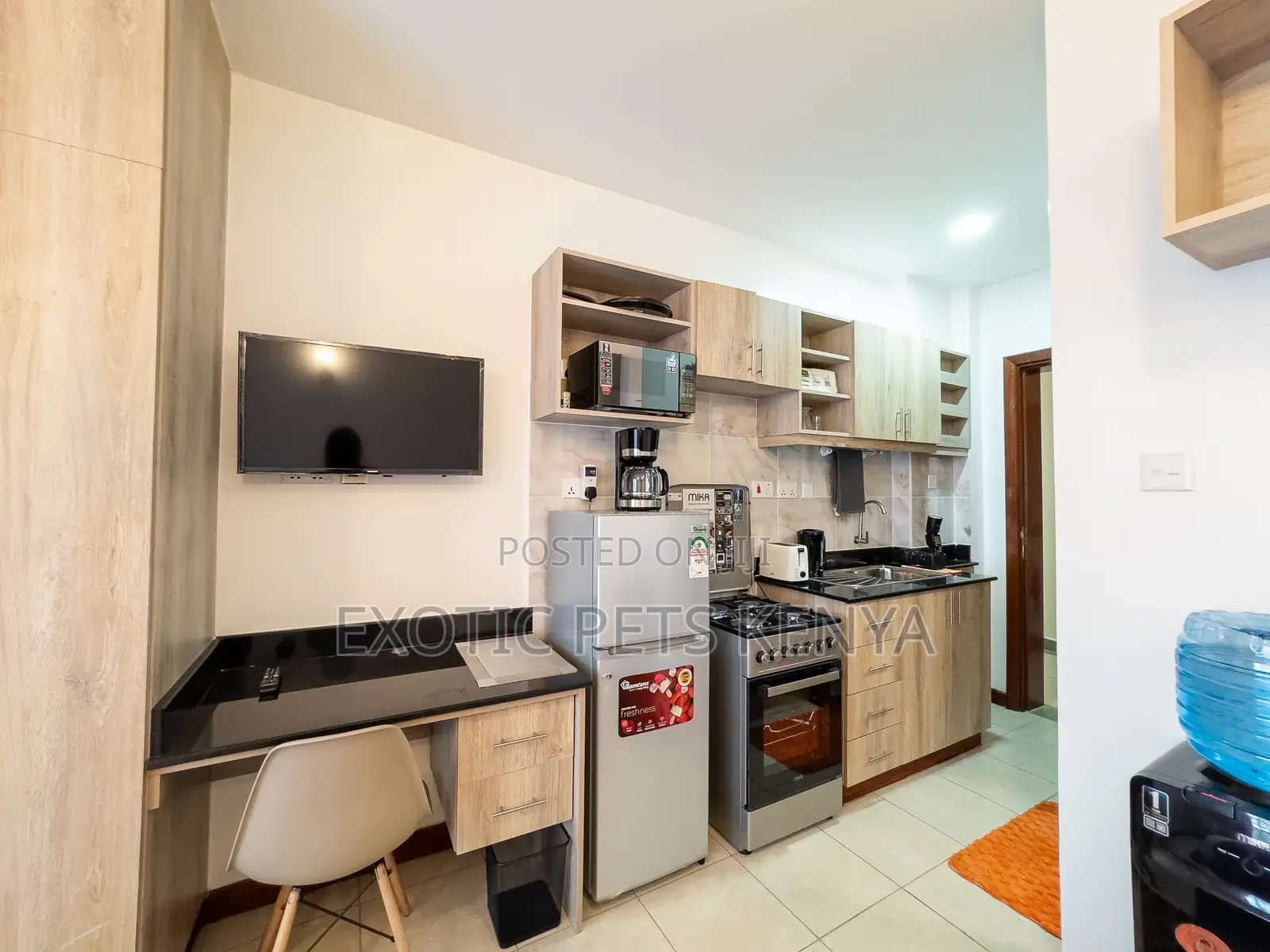 Furnished Studio Apartment in South Suites for rent in South B