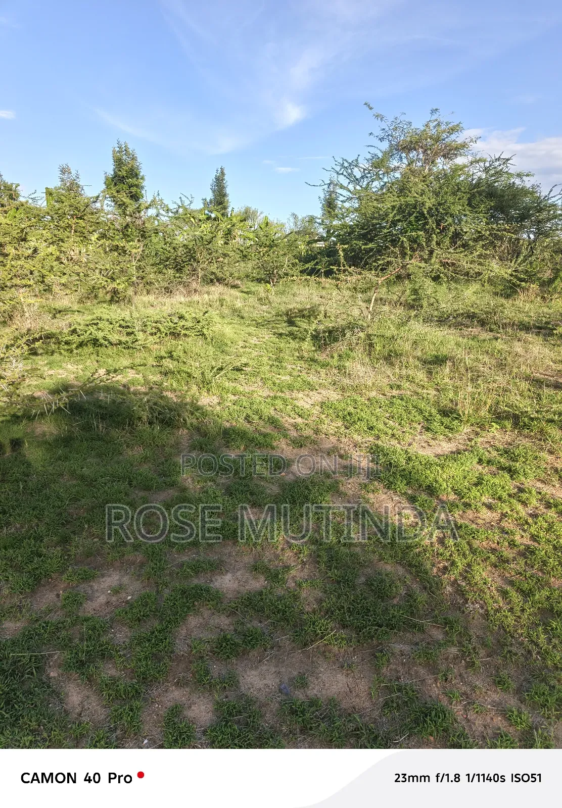 One Acre for Sale at Nguluni in Nguluni
