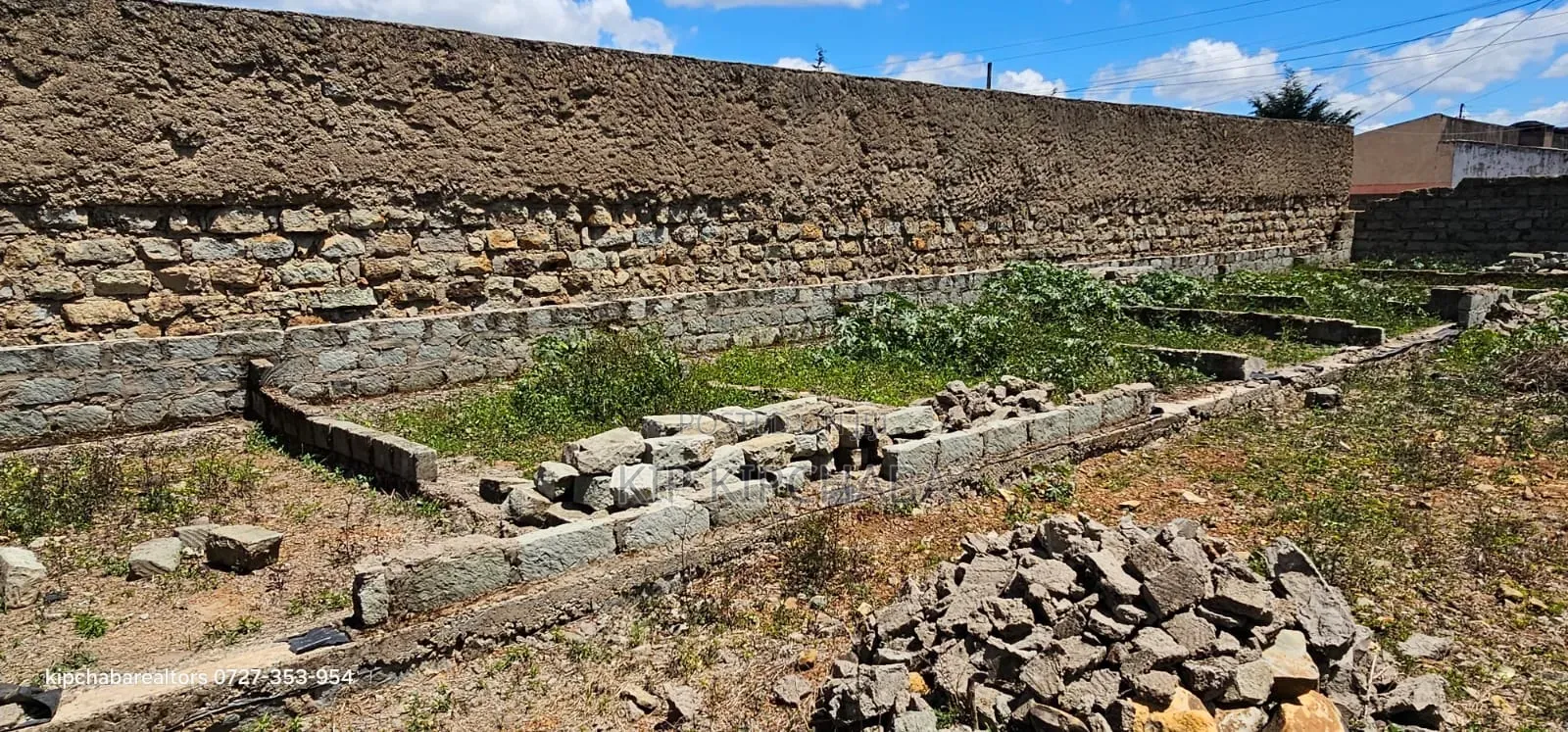 Commercial Plot With Foundation for Sake Annex Eldoret in Racecourse