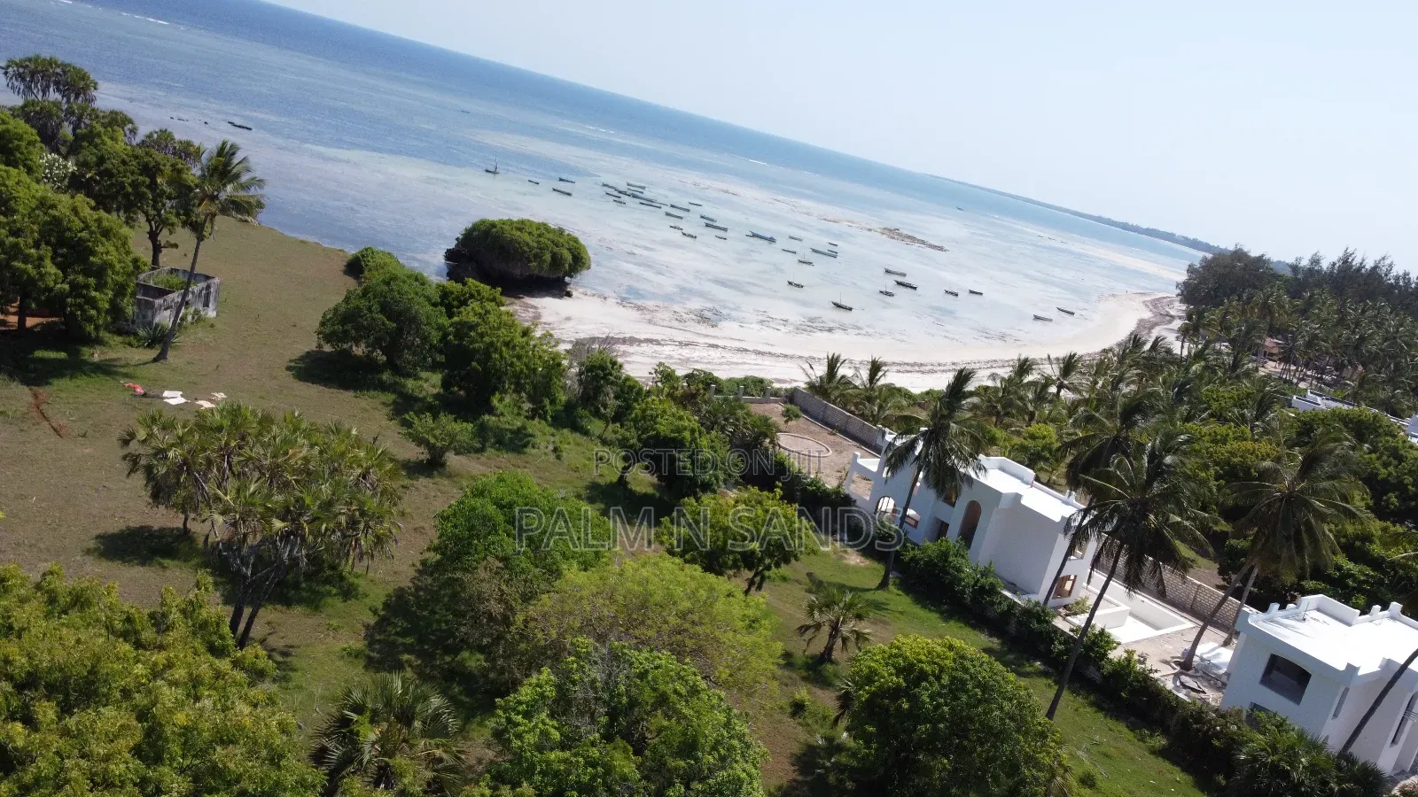 Msambweni One Acre Prime Beach Front Land on Sale! At in Diani