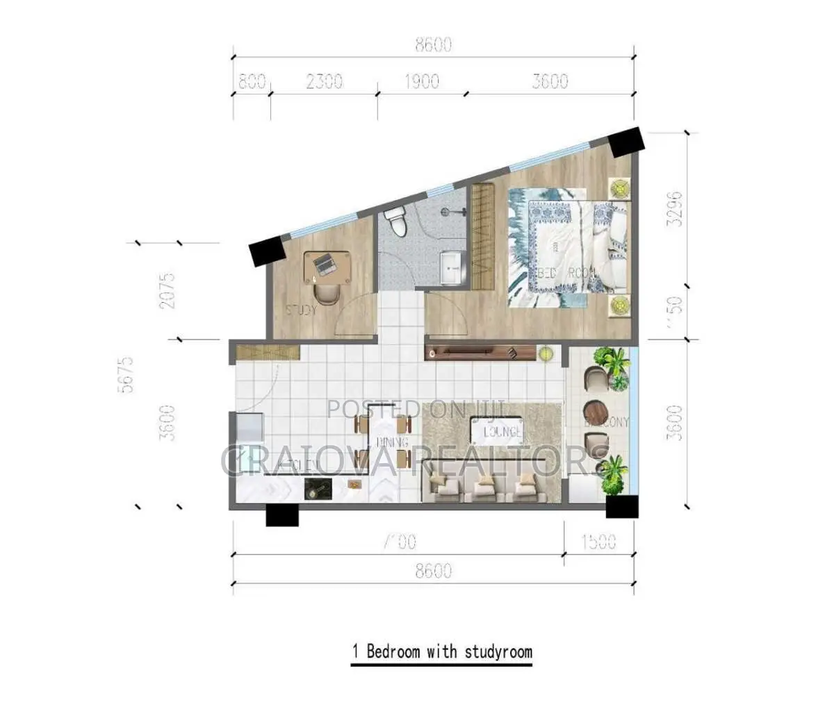 1bdrm Apartment in Riverside Drive for sale in Riverside Drive