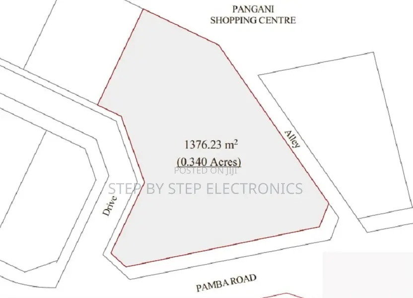 Prime Quarter Acre Corner Plot Pangani Nairobi, Served by 3 Roads in Pangani