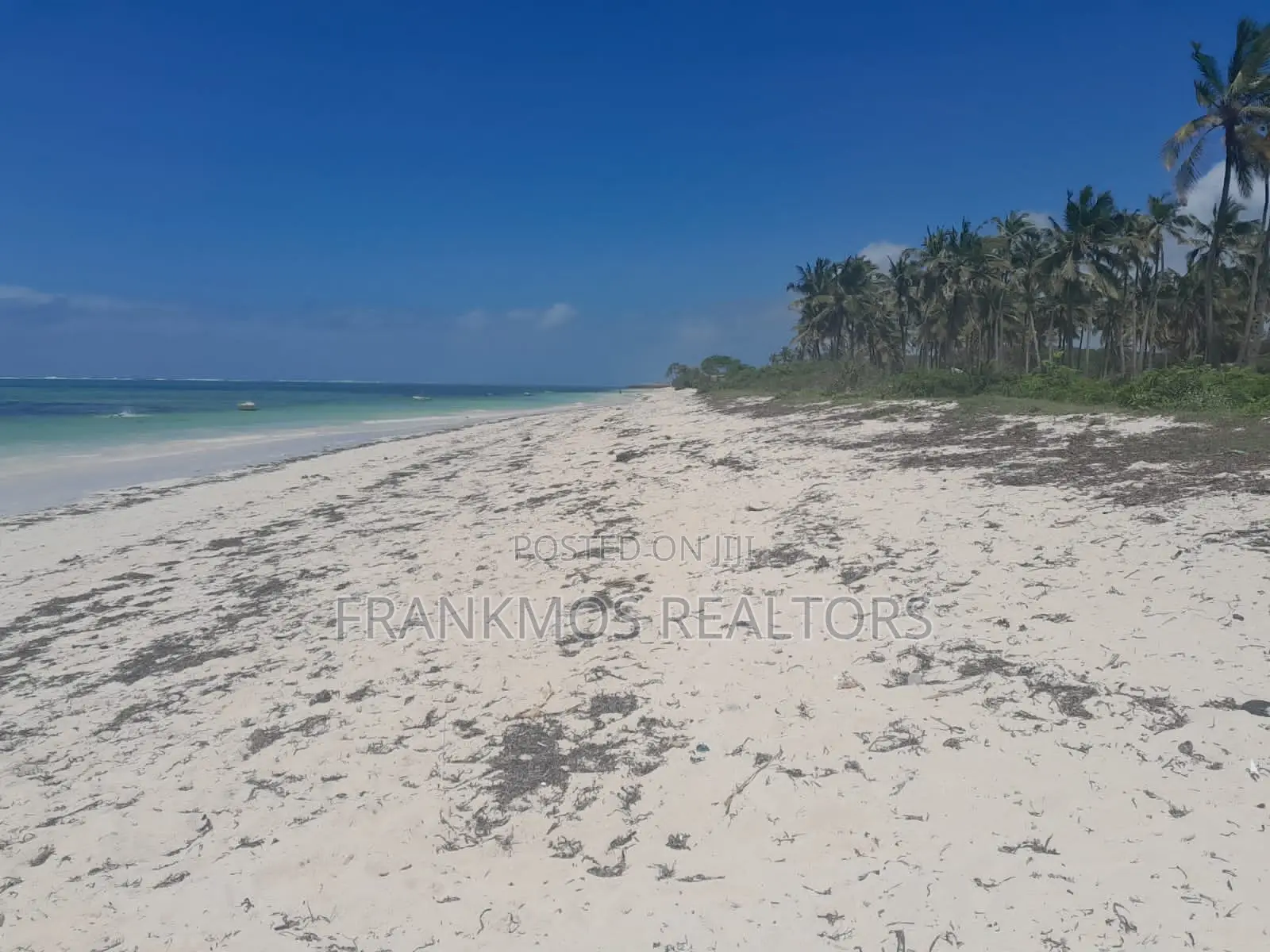 20 Acres Sandy Beach in Kikambala