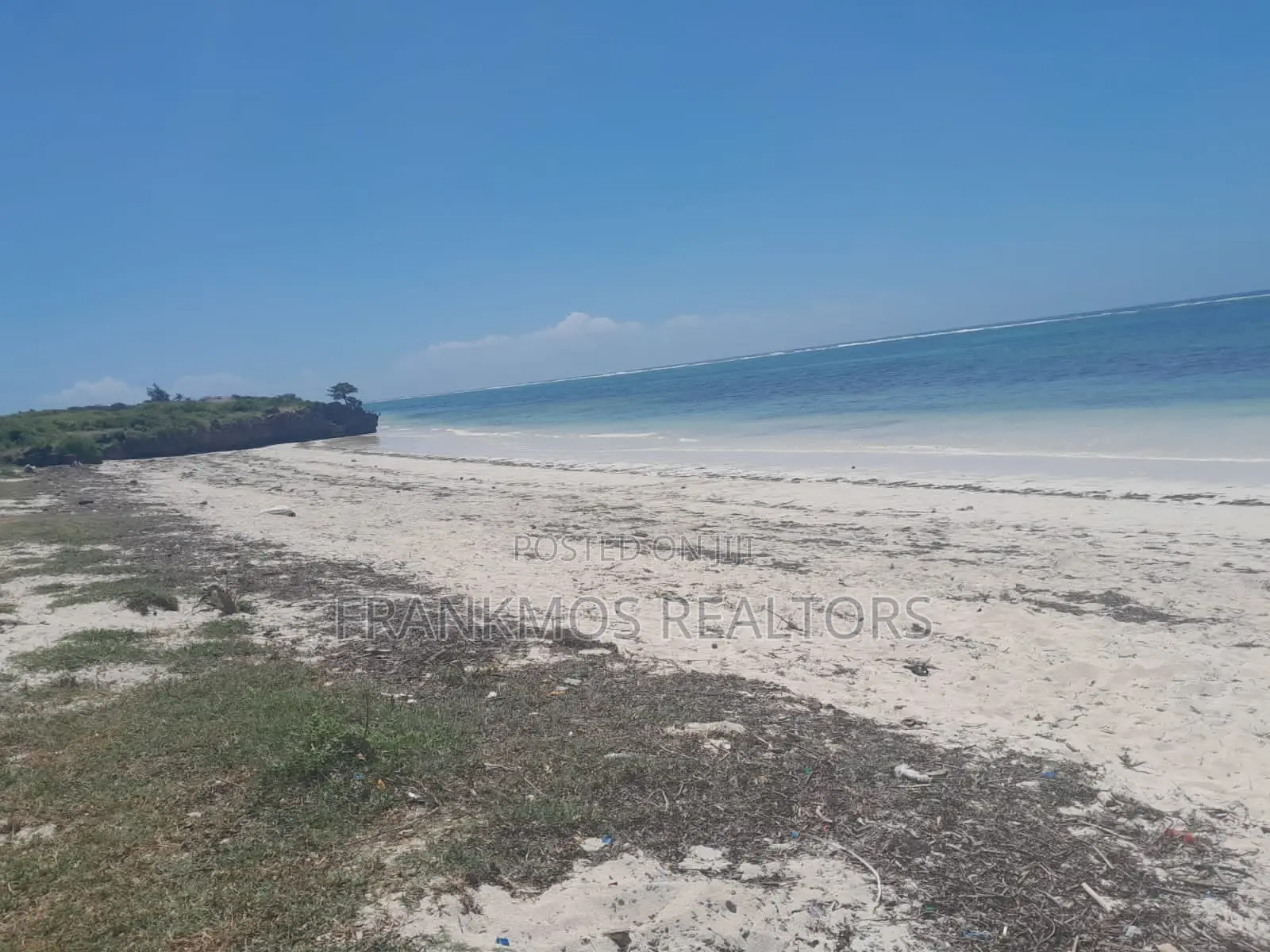 20 Acres Sandy Beach in Kikambala
