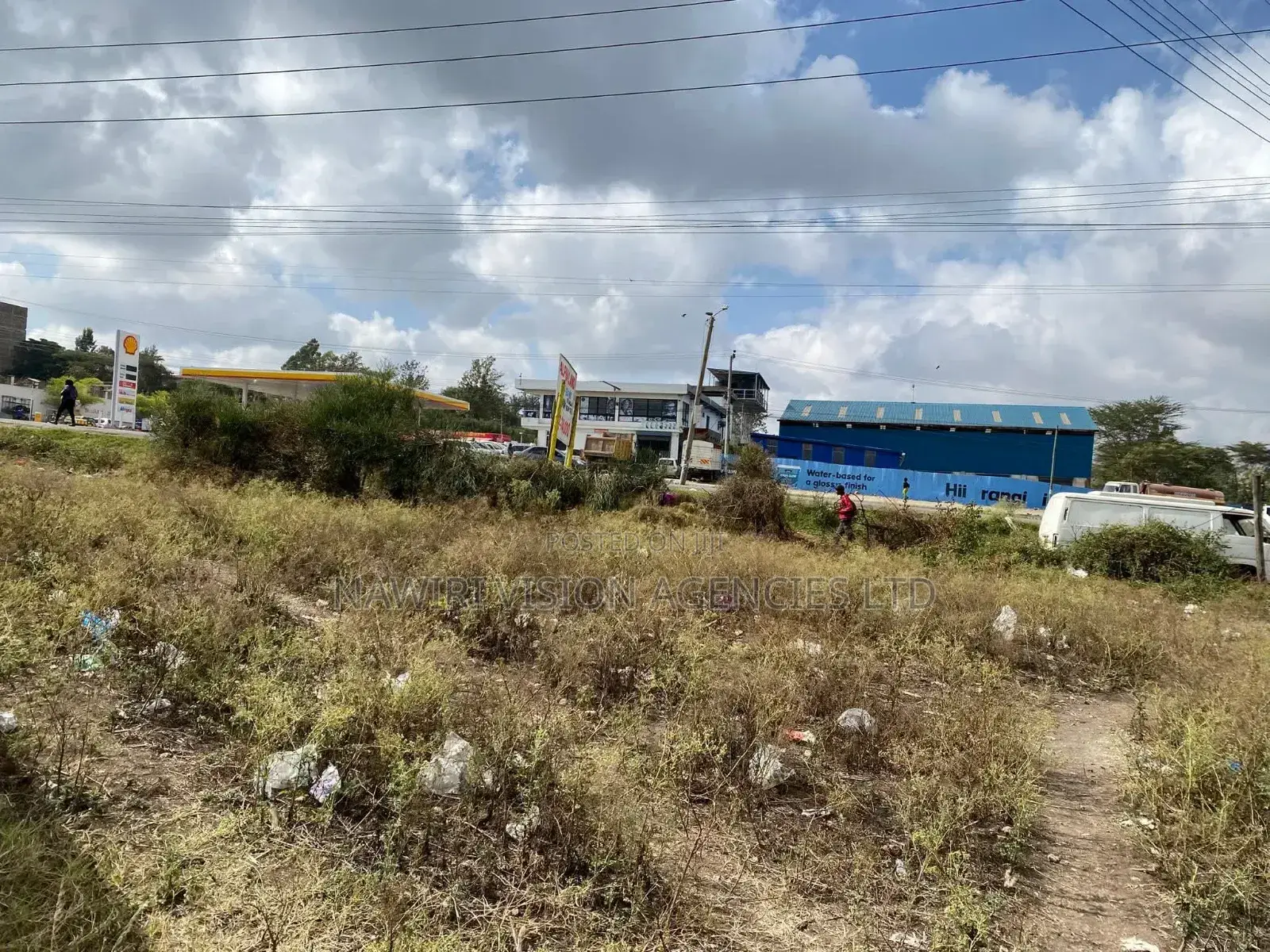 Plot for Sale in Ruai 3/4 of an Acre Touching Tarmac in Ruai