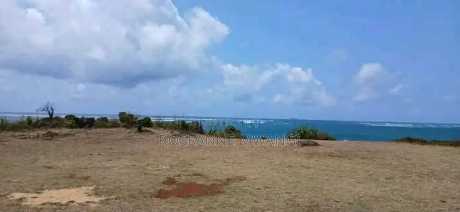 Sandy Second Row Beach Plot for Sale at Mambrui Malindi in Malindi