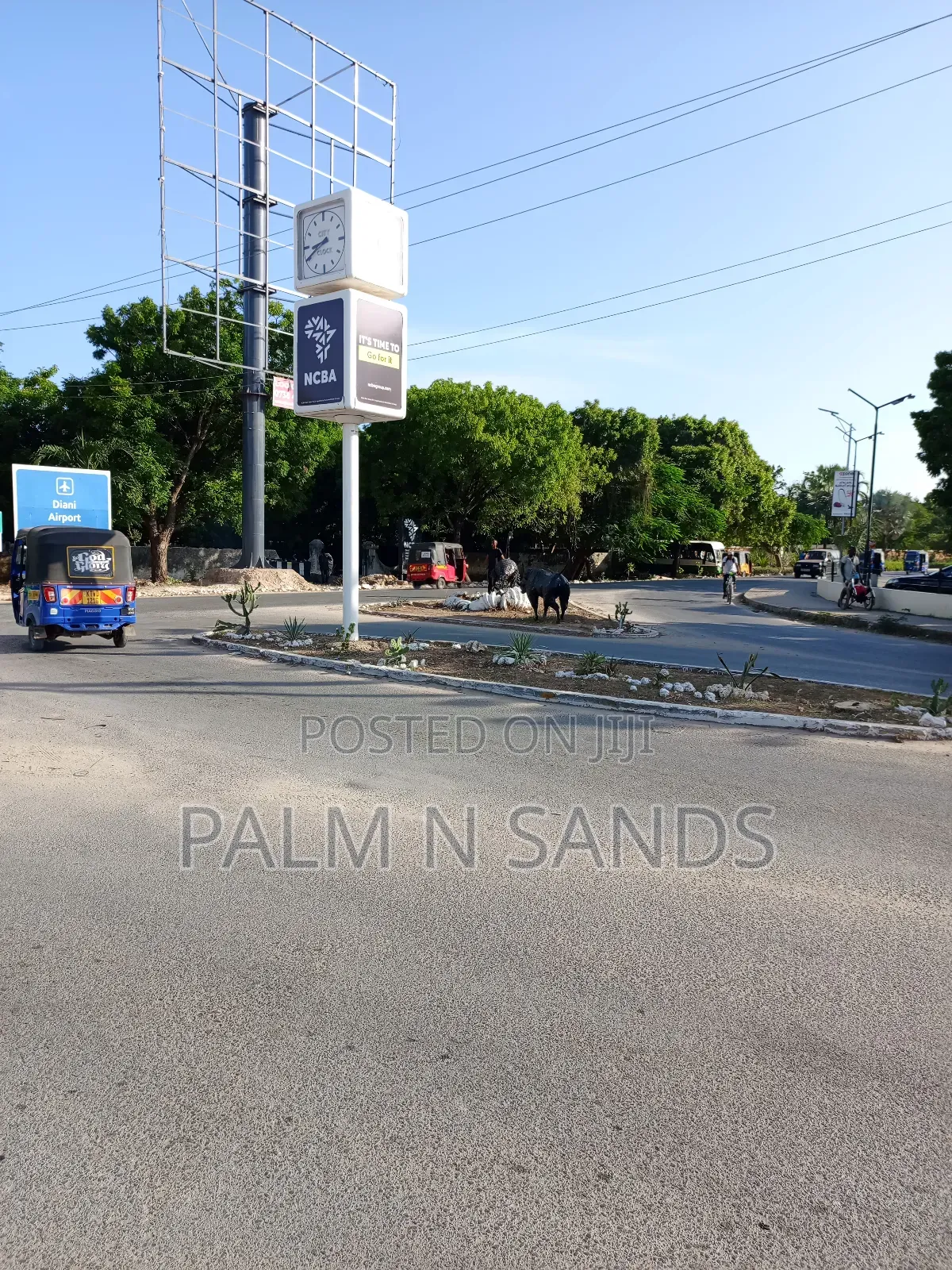 One Acre Touching Diani Beachroad on Sale in Diani
