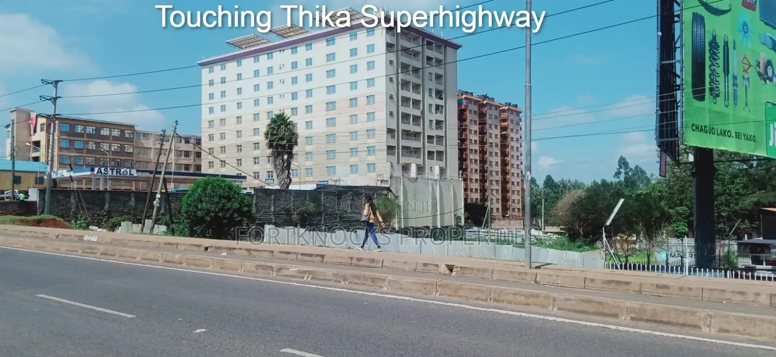 1 Acre Touching Thika Super Highway Near Garden City Mall for Sale! in Kasarani