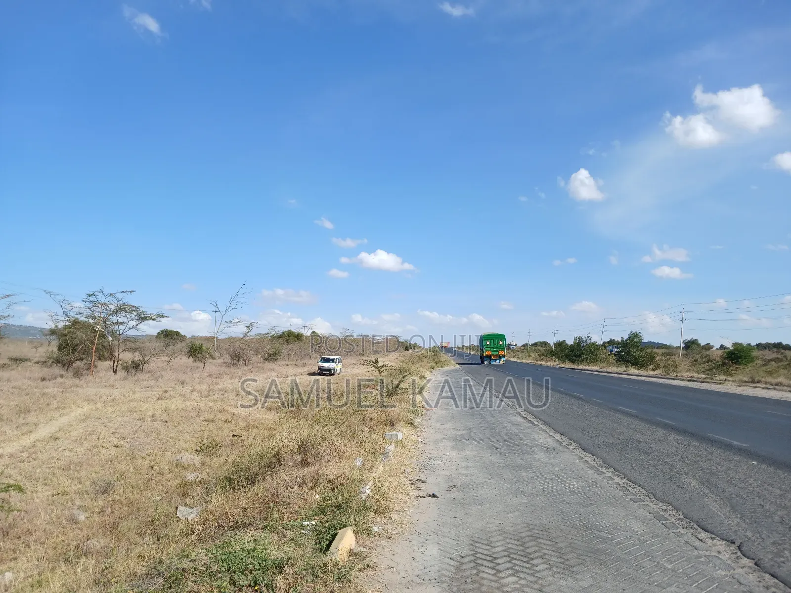 Mombasa Road, Maanzoni, on Tarmac, 5 Acres in Mua