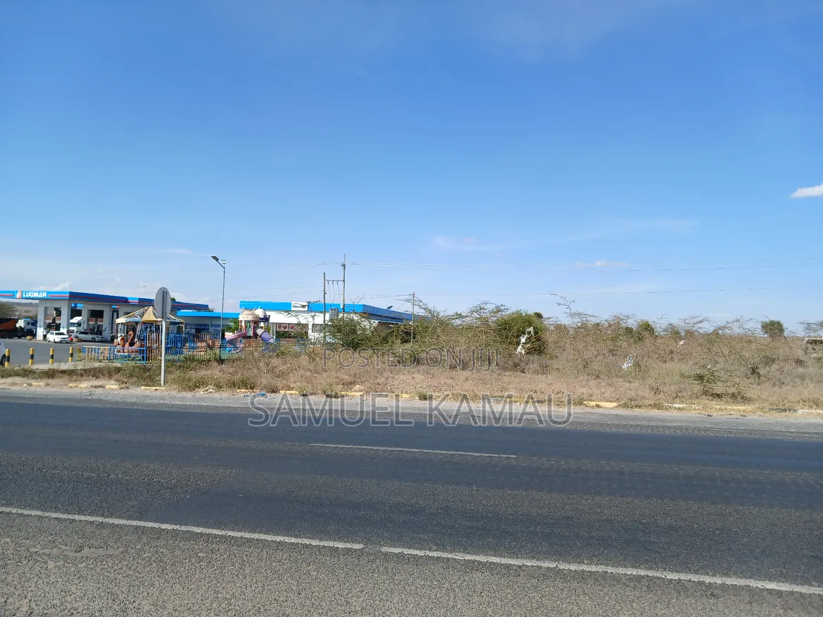 Mombasa Road, Maanzoni, on Tarmac, 5 Acres in Mua