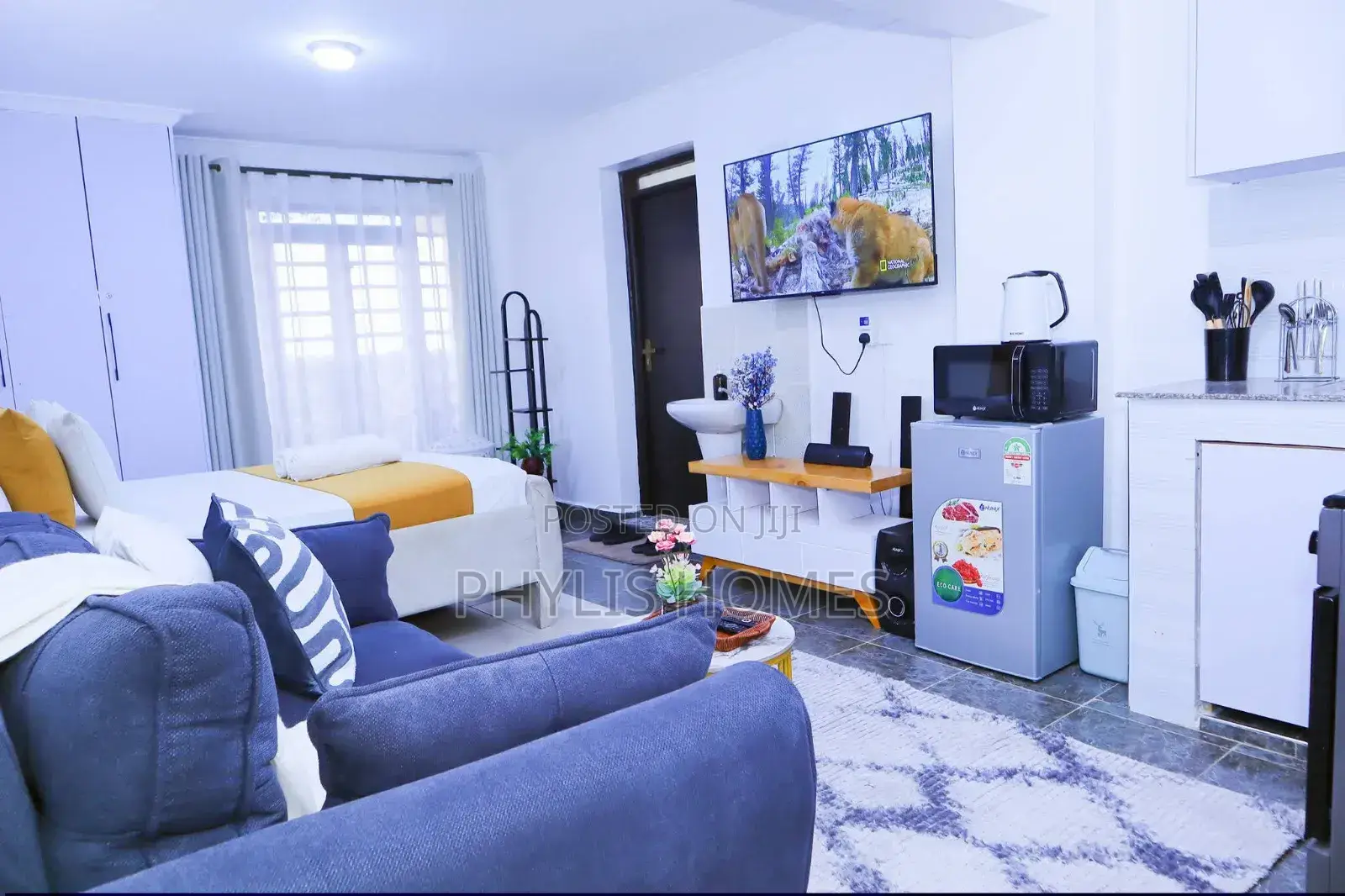 Mordern Spacious Studio Air BNB in South B in South B