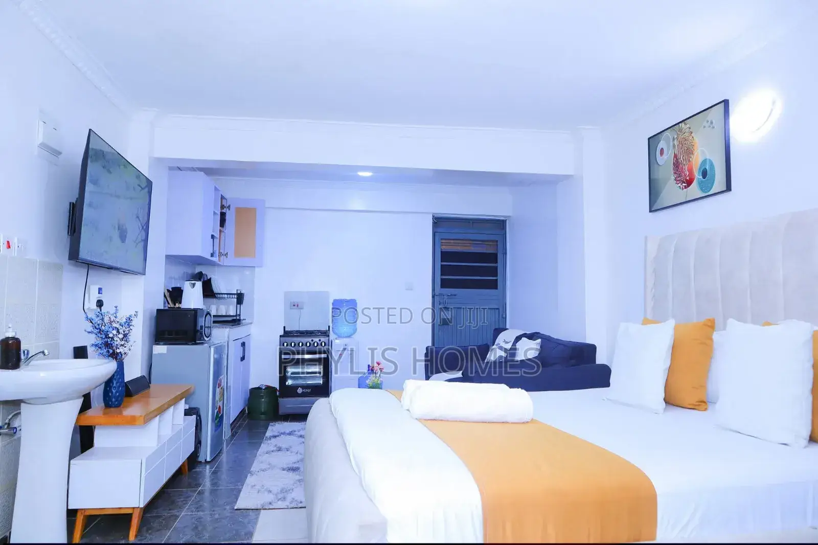 Mordern Spacious Studio Air BNB in South B in South B