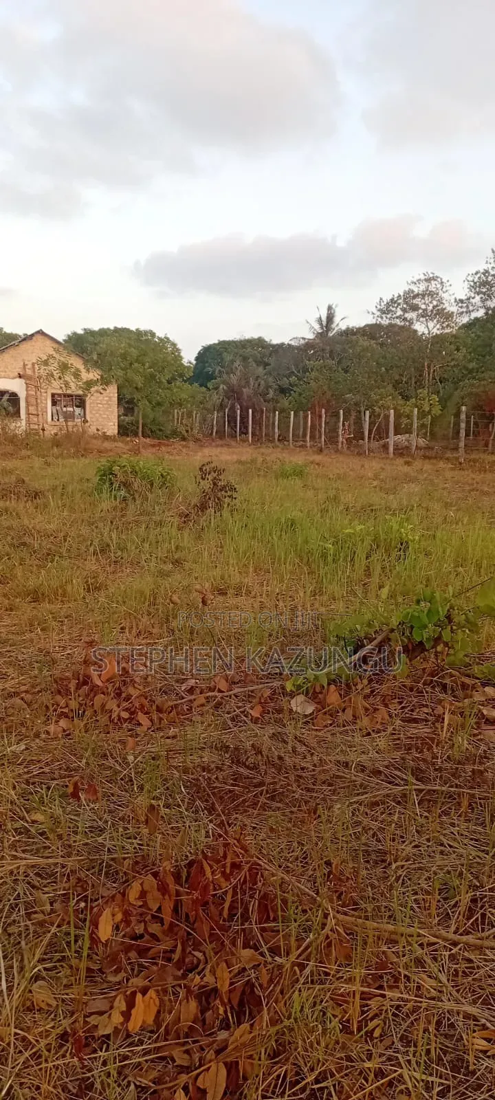 Golden 1/4 Acre Plot at Kinondo 100 Metres From the the Main Road. in Ukunda