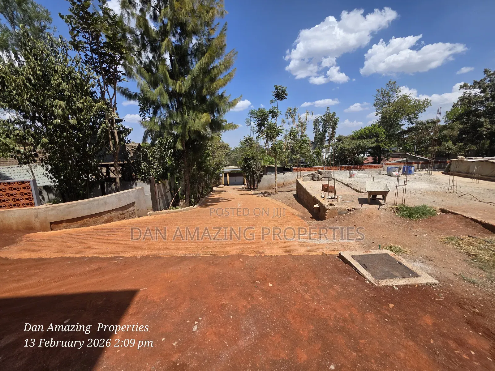 50 by 100 Plot With a Ready Laid Down Foundation for Sale in Kerarapon in Kerarapon