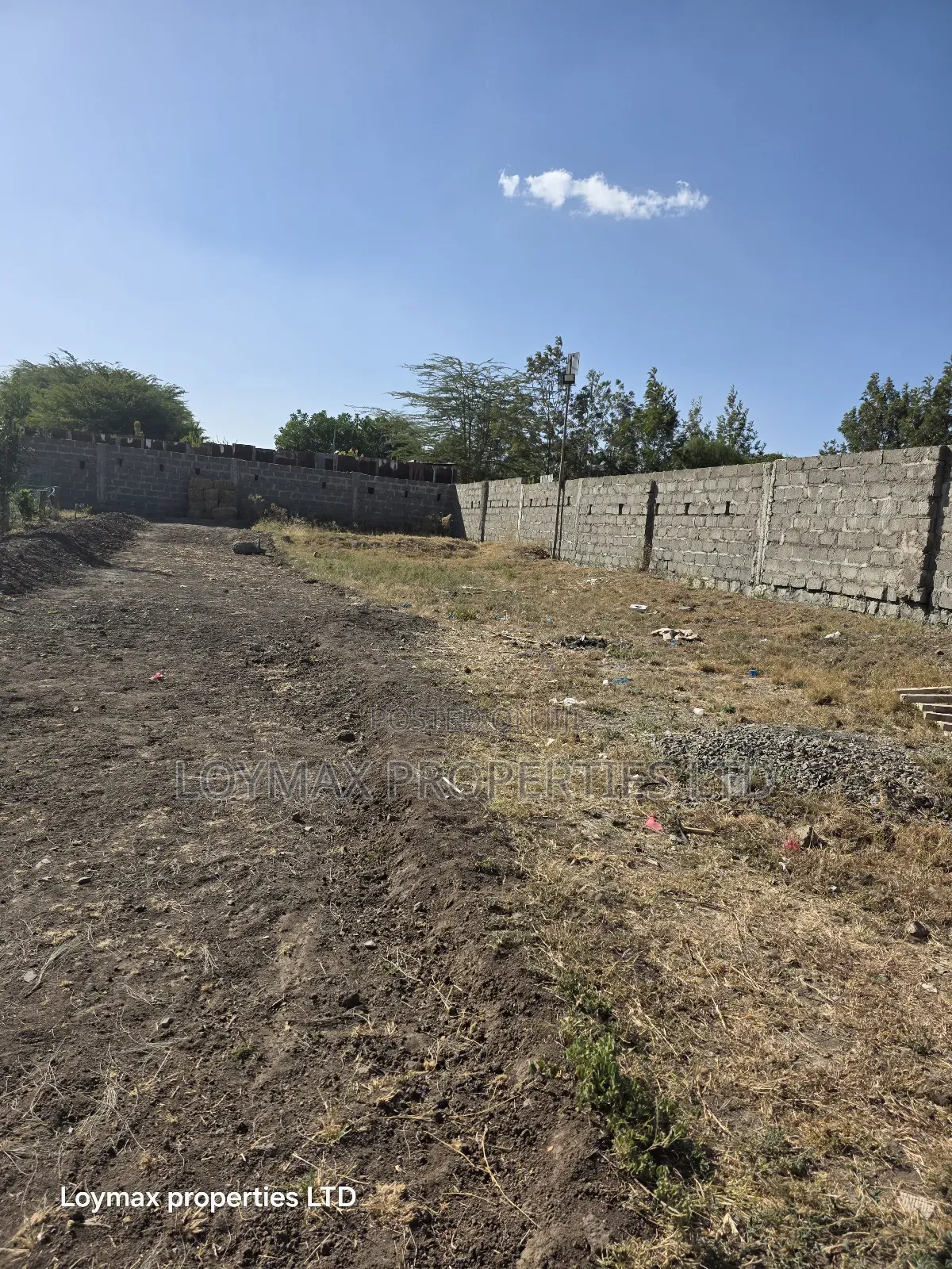 50/100 Plot With a Perimeter Wall and Latrine in Kitengela . in Kitengela