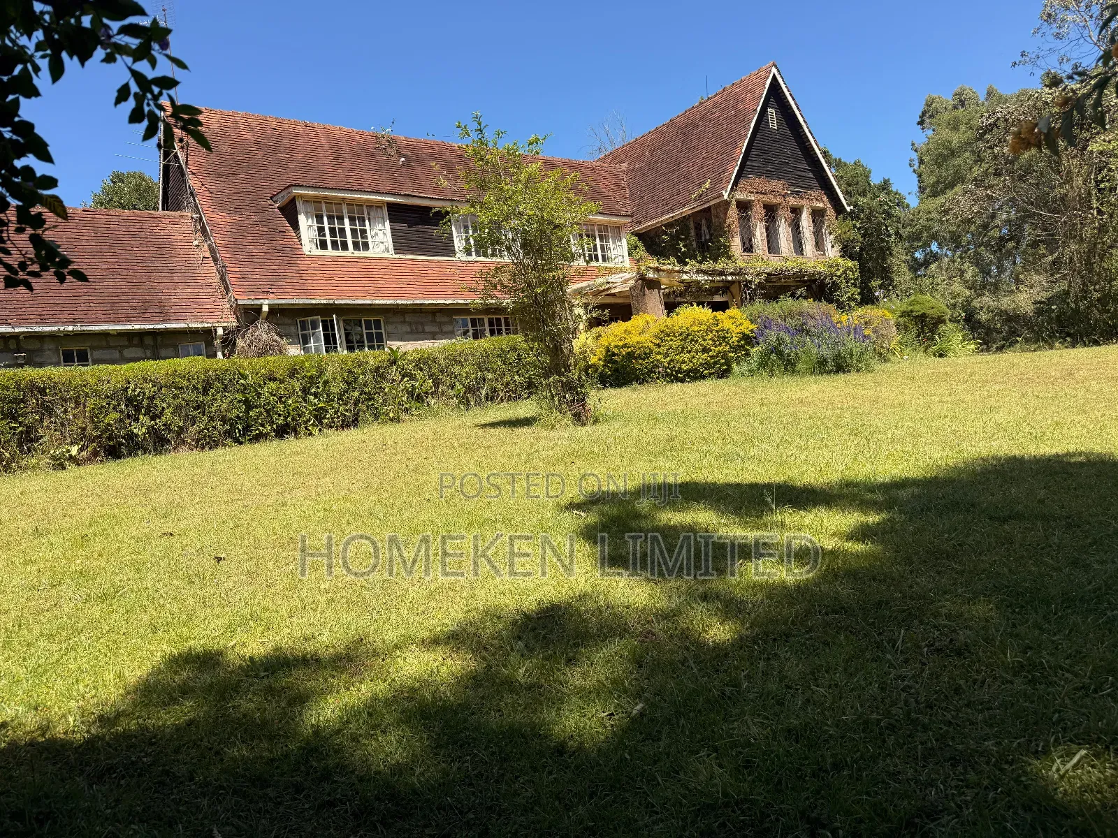 Tigon 6.36 Acres Land With an Old Colonial House on It in Tigoni