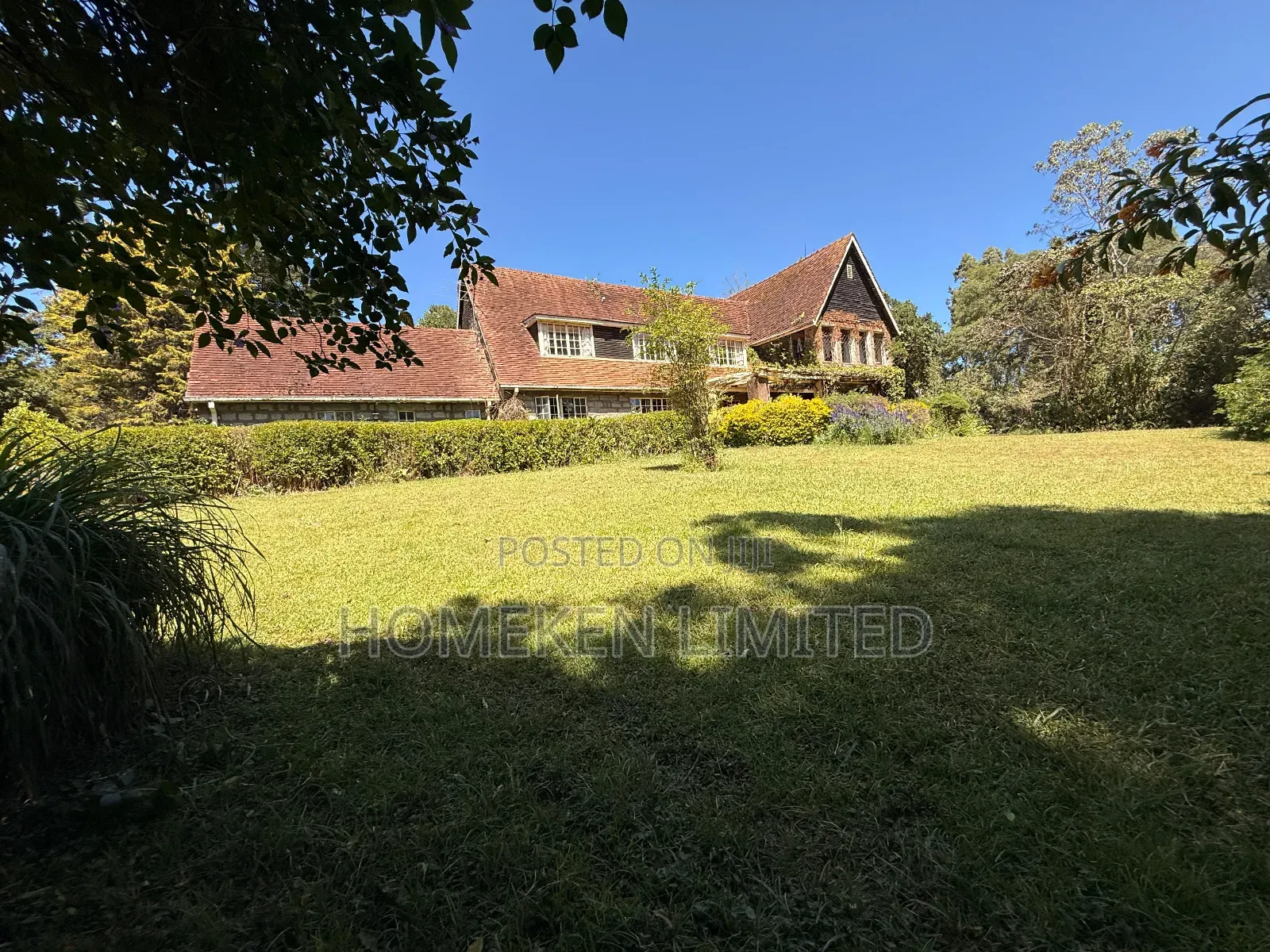 Tigon 6.36 Acres Land With an Old Colonial House on It in Tigoni