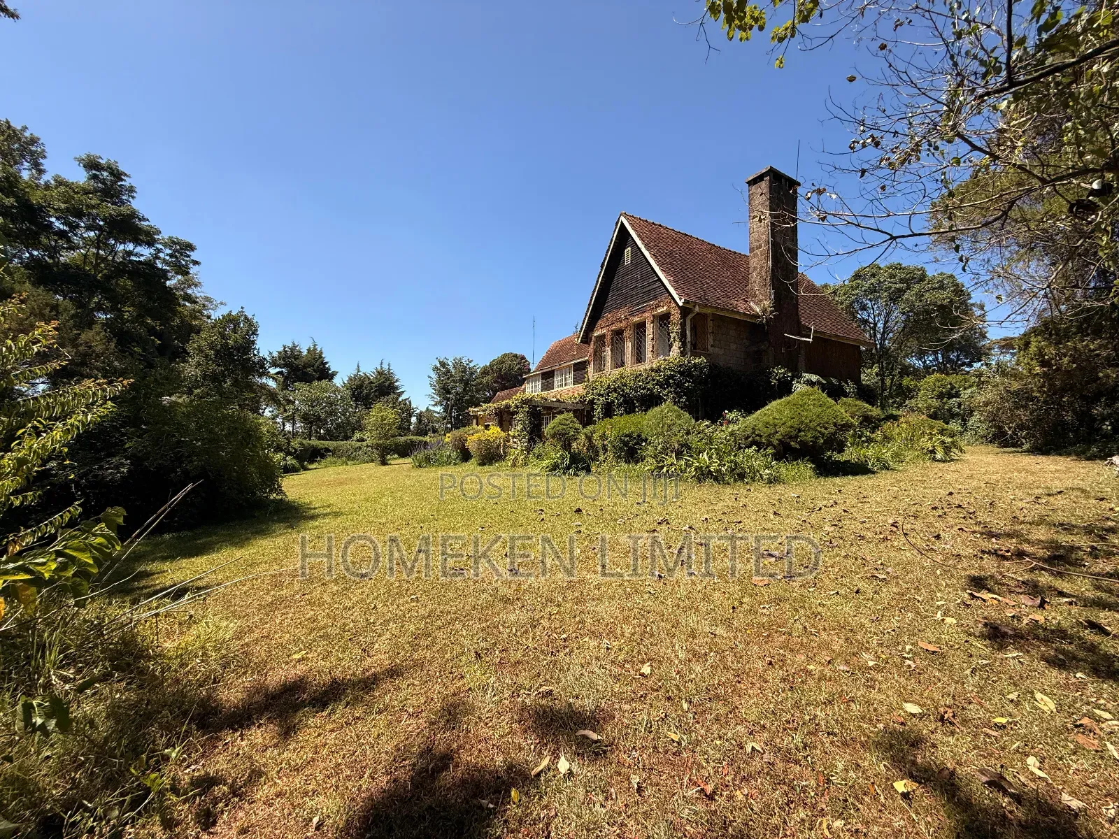 Tigon 6.36 Acres Land With an Old Colonial House on It in Tigoni