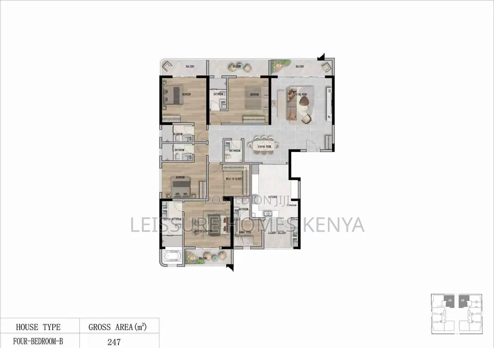 3bdrm Apartment In Kilimani For Sale in Kilimani