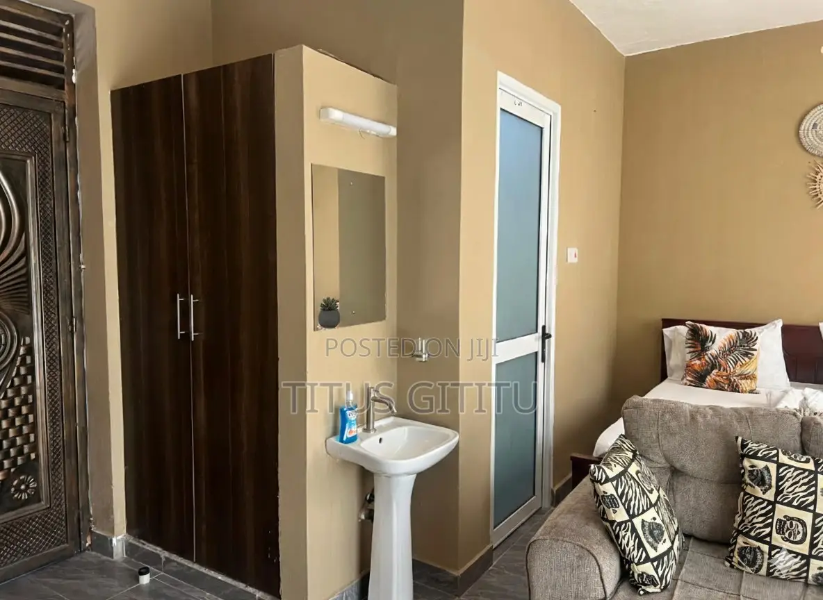 Coastal Studio Airbnb Mtwapa | Near Town Beach | Balcony | KSH 2500 in Mtwapa