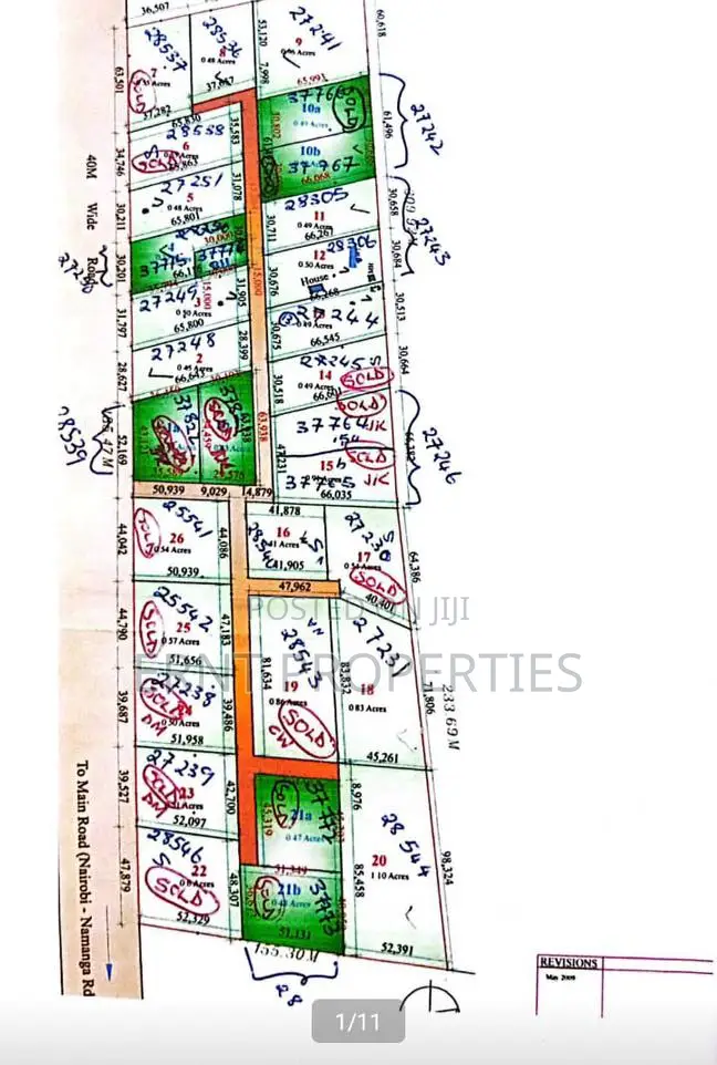 Prime 1⁄2 Acre Plot – Naisula Ii, Kisaju in Kitengela