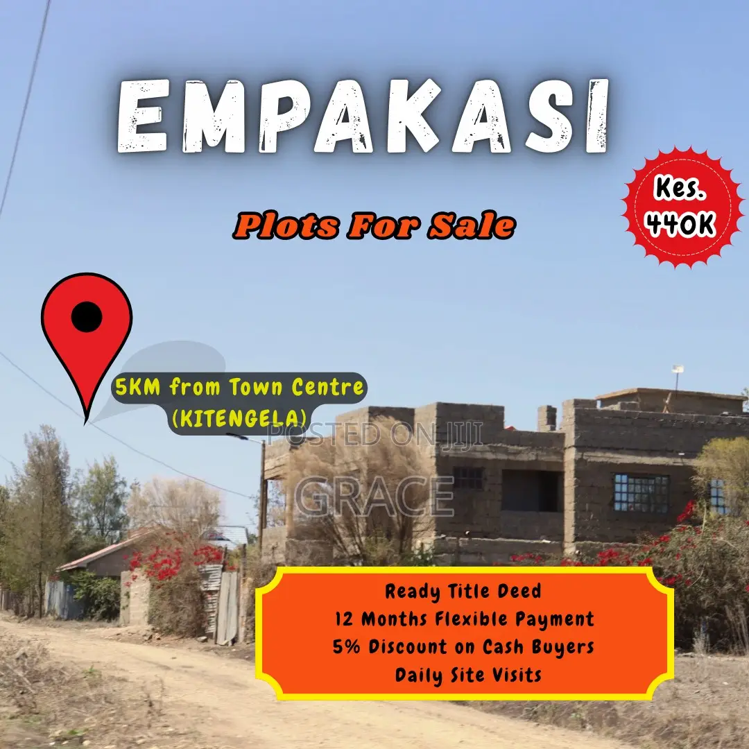 Prime 1/8th Acre Plots for Sale in Empakasi, Kitengela in Kitengela