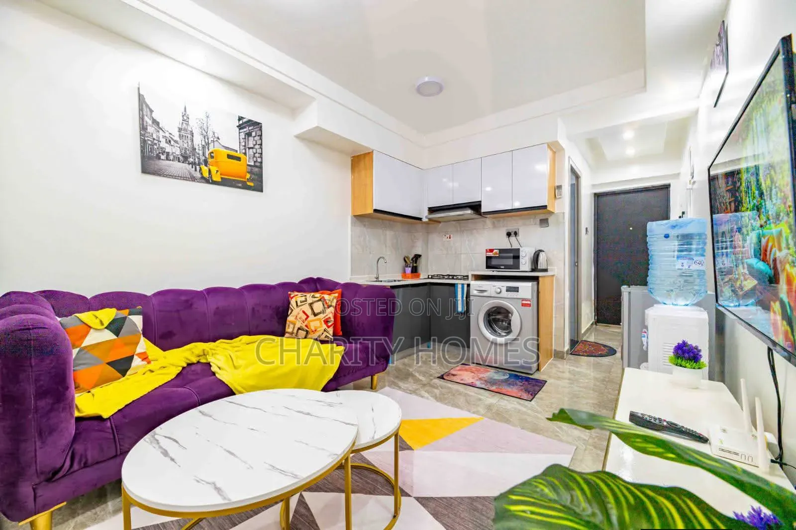 Furnished Studio Airbnb Nairobi Kilimani Heartland Apartment in Hurlingham