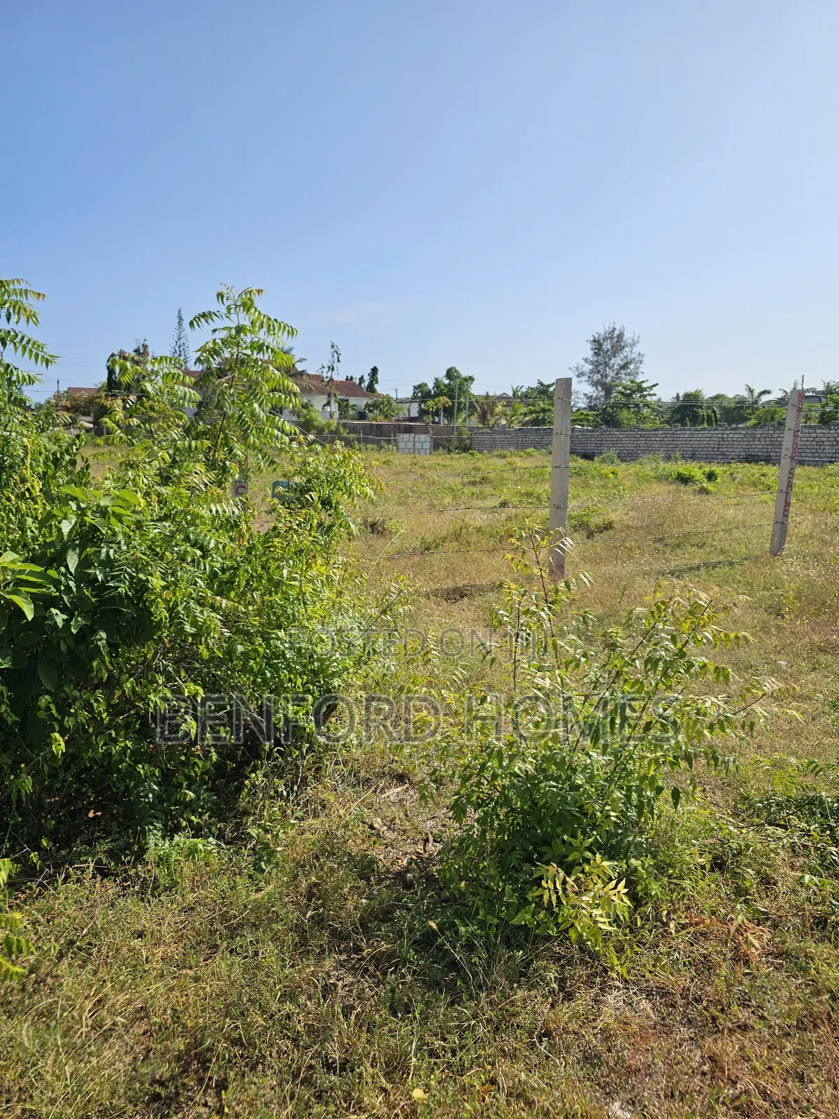 Quarter Acre Piece of Land With Perimeter Wall Fence on Sale Shanzu in Shanzu