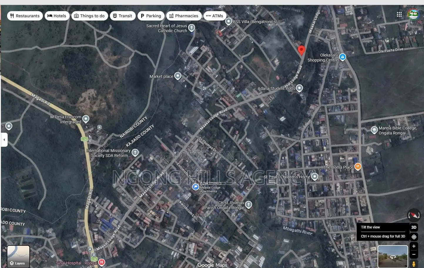 Prime 1/8th Acre Commercial Plot – Maasai Lodge Road, Ongata Rongai in Maasai Lodge