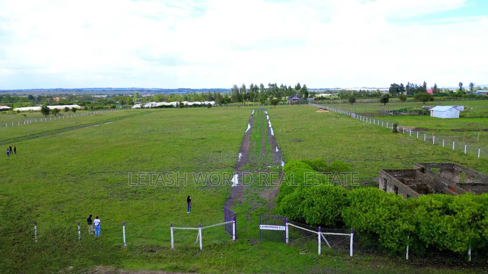 50 by 100 Plots in Kitengela, Near Kag University, 500 MTRS From Road in Kitengela