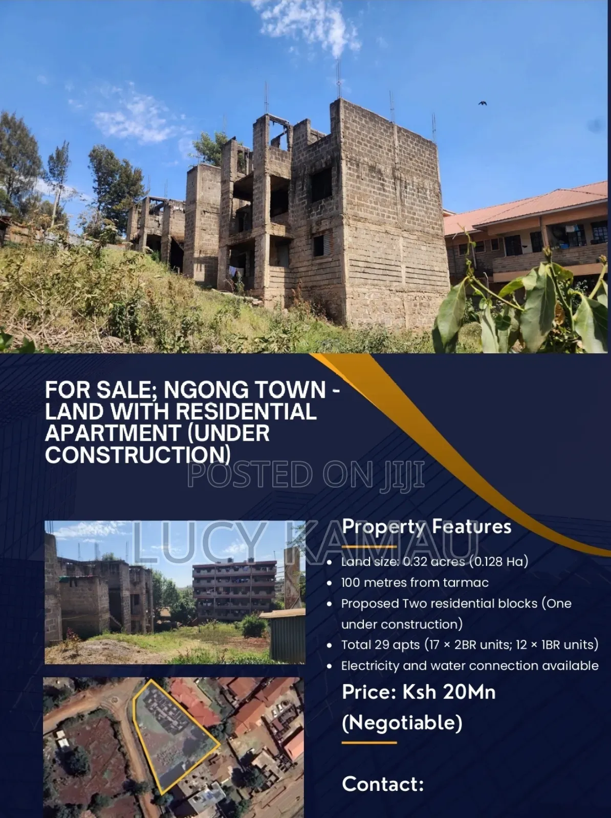 Prime 0.32 Acres Commercial Land in Ngong in Ngong CBD