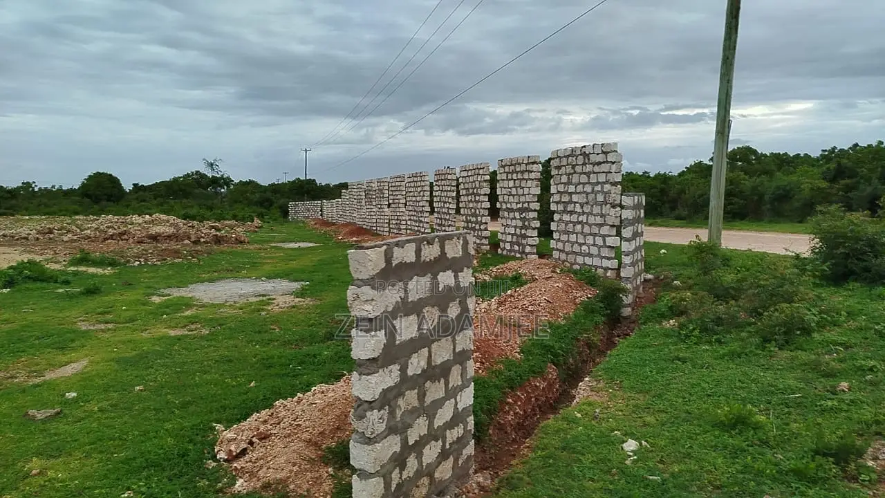 1.5 Acre Second Row Beach for Sale Malindi in Town Centre