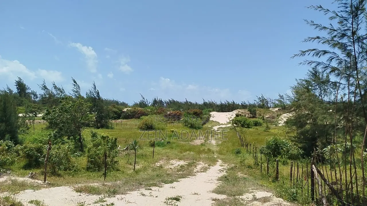 One Acre Second Row Beach for Sale Malindi in Town Centre